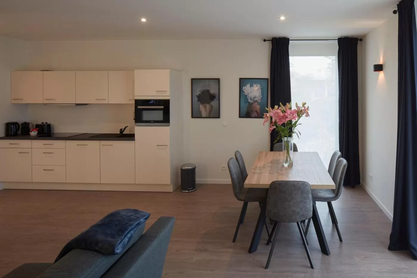 Kitchen or kitchenette in Alpha Hotel and Aparthotel