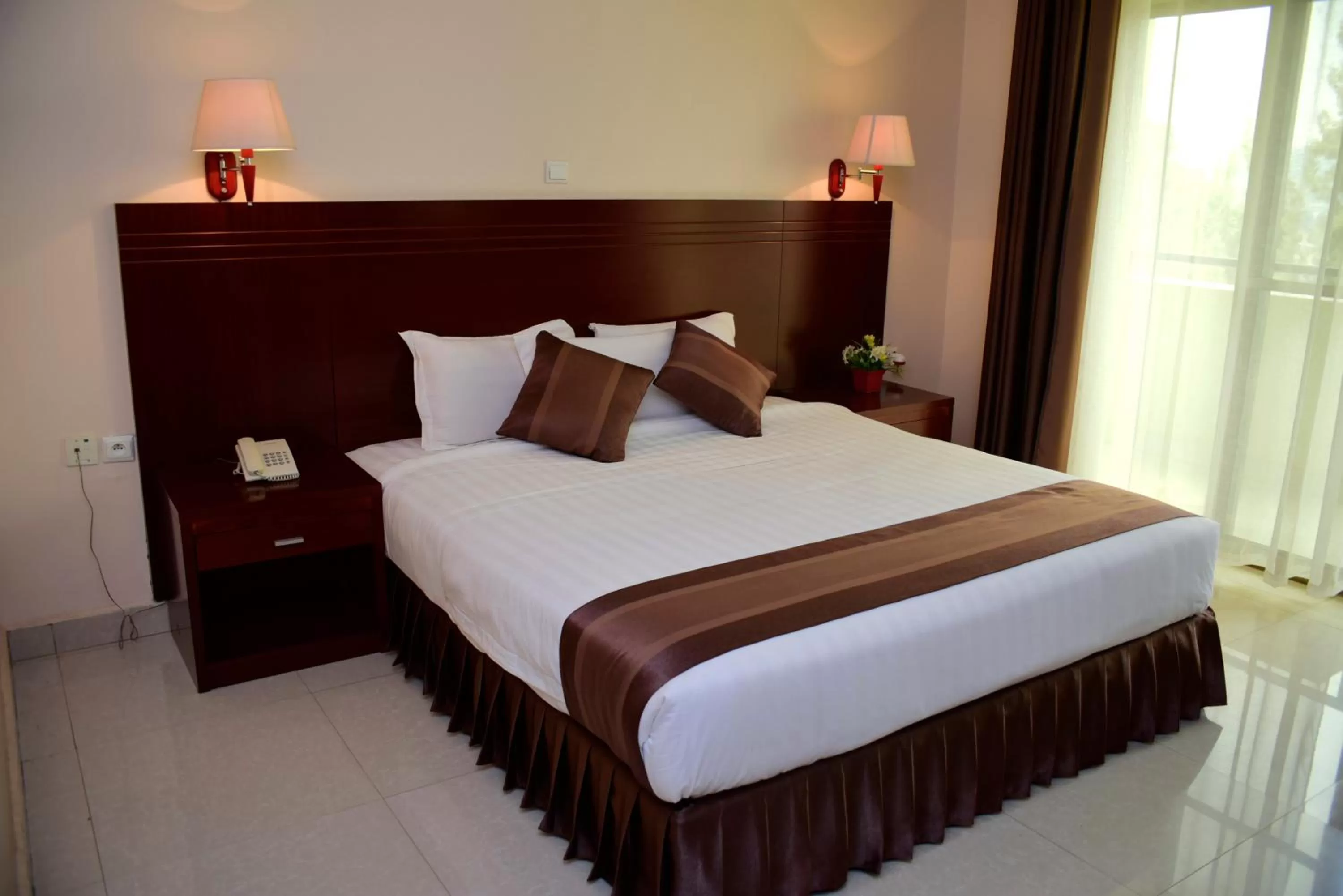 Bed in Nobleza Hotel