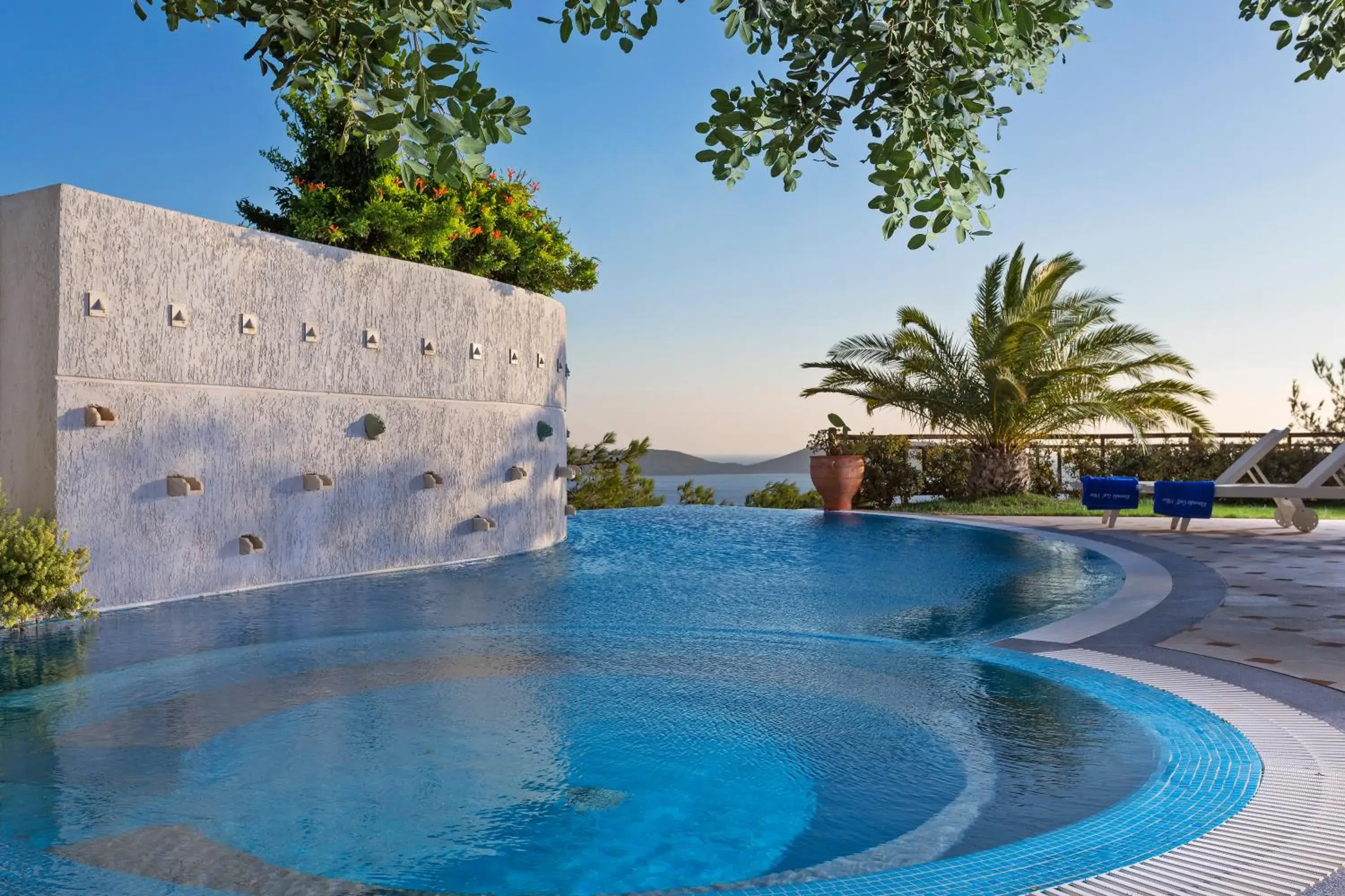 Swimming Pool in Elounda Gulf Villas by Sandglass