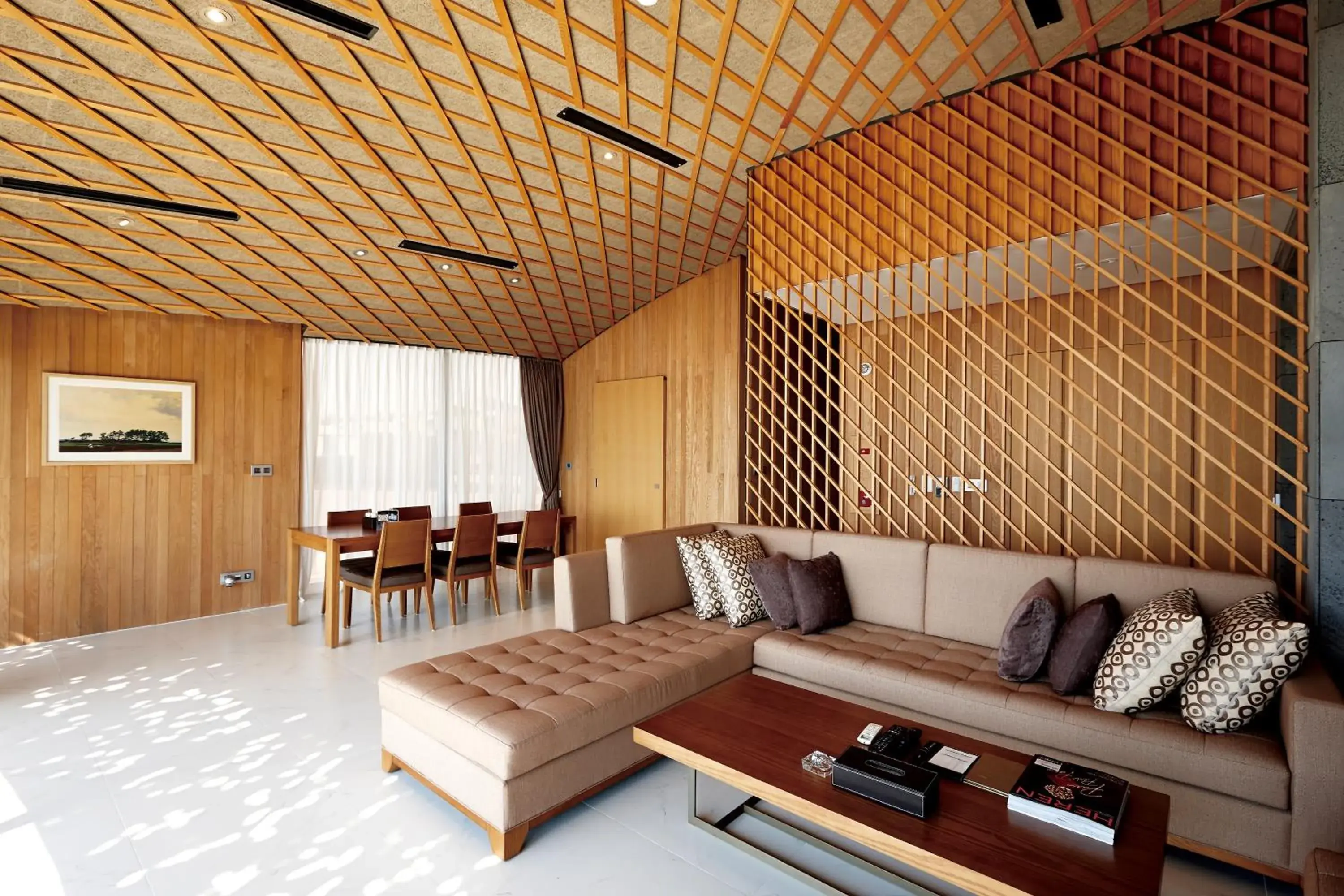 Living room in Lotte Resort Jeju Artvillas
