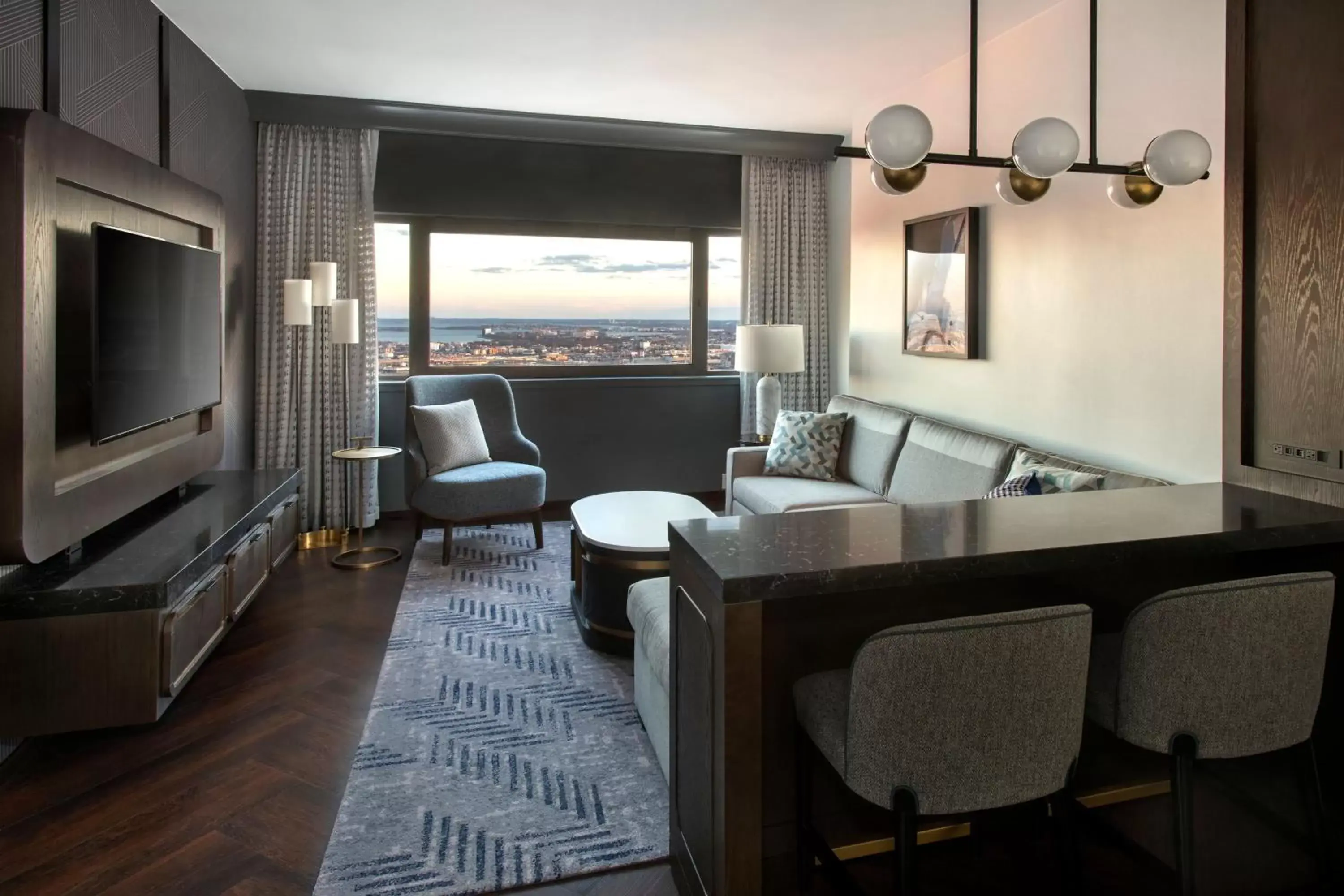 Living room, Seating Area in Boston Marriott Copley Place