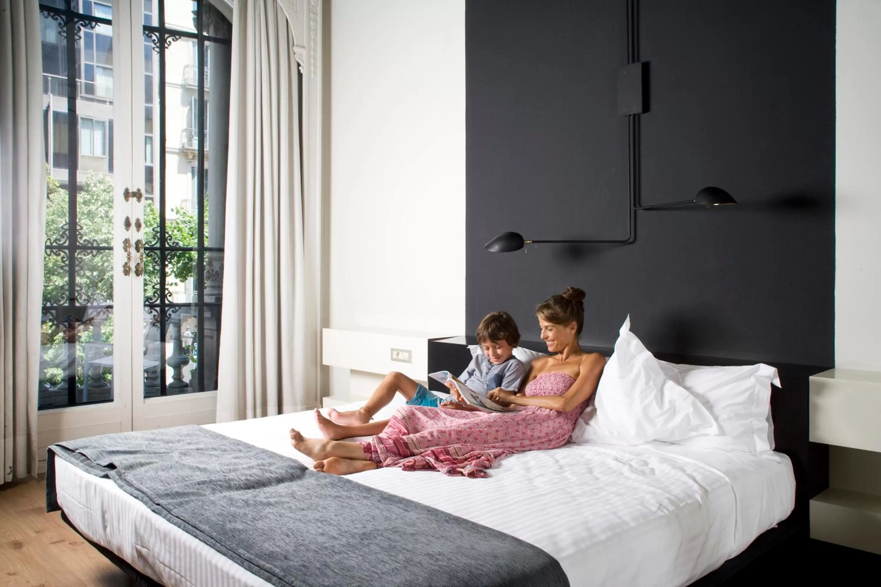 Bed in Praktik Rambla