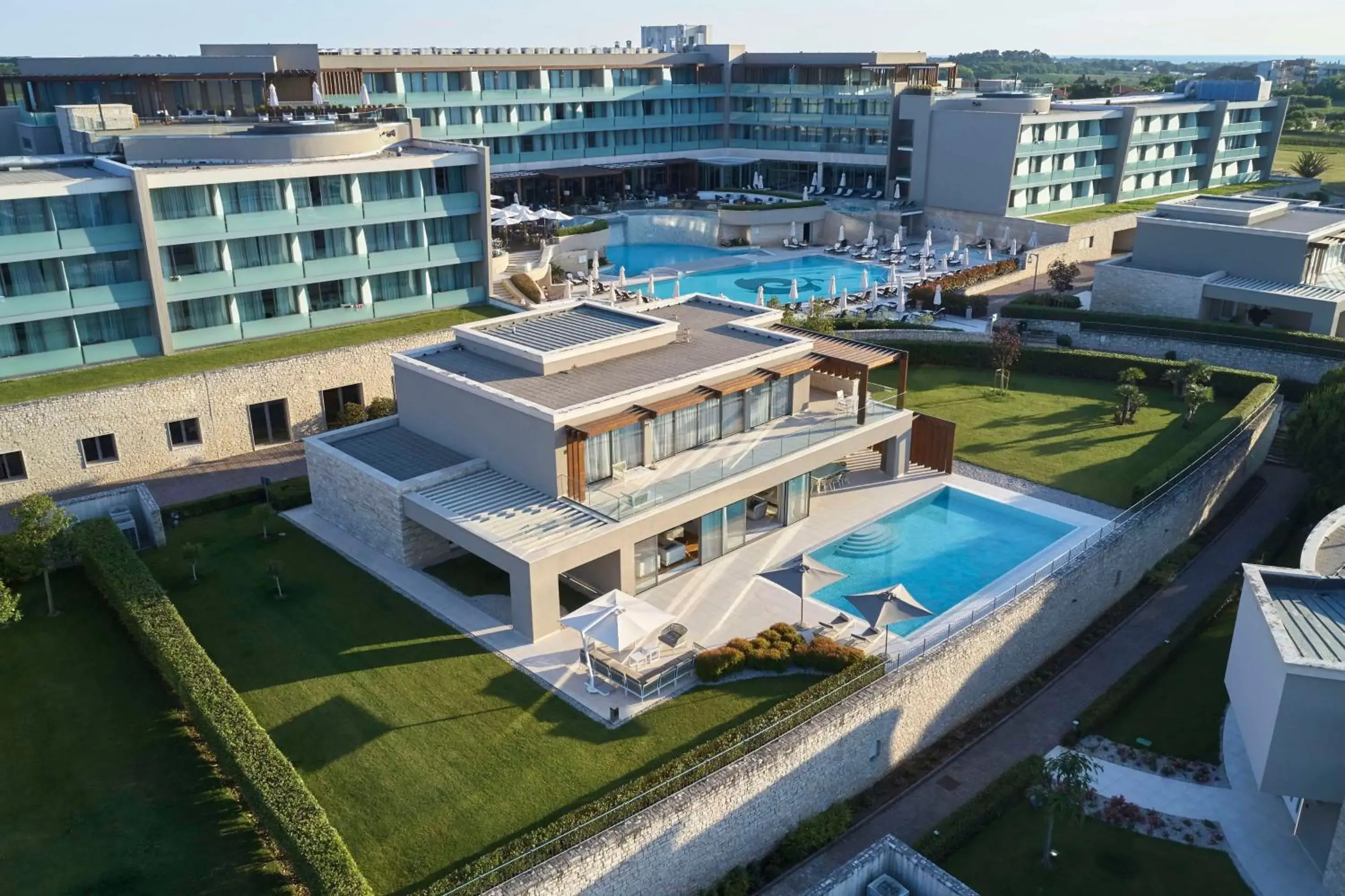 Property building, Bird's-eye View in Kempinski Hotel Adriatic Istria Croatia