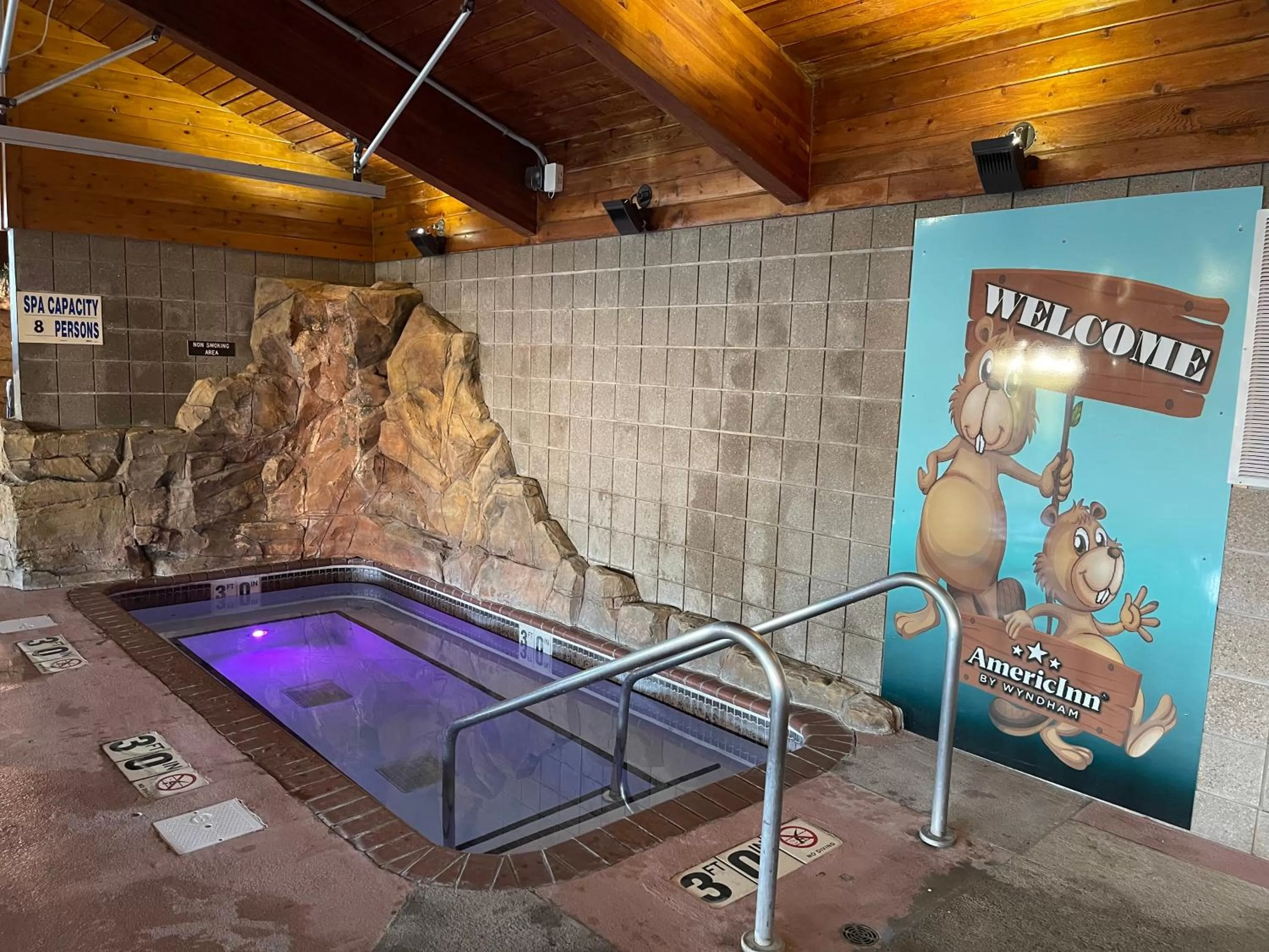 Swimming pool in AmericInn by Wyndham Chippewa Falls