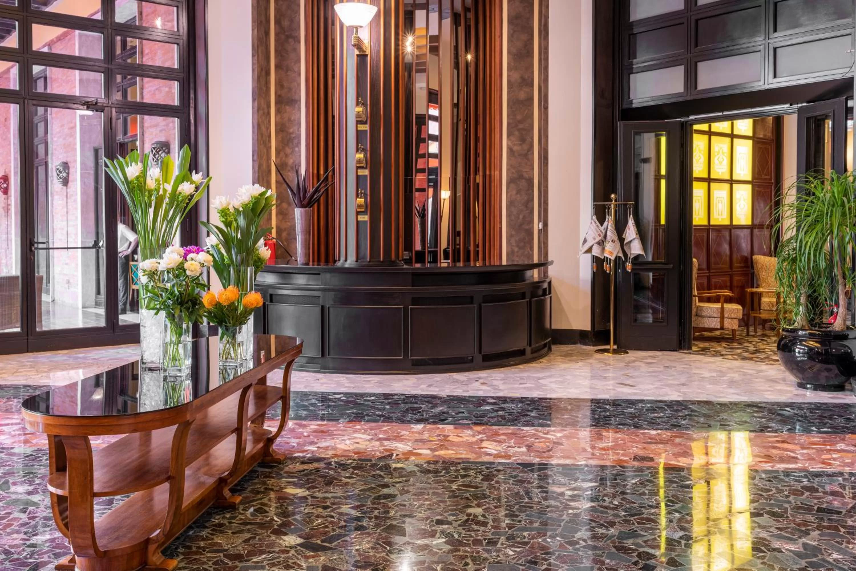 Lobby or reception in Grand Hotel Castrocaro Longlife Formula