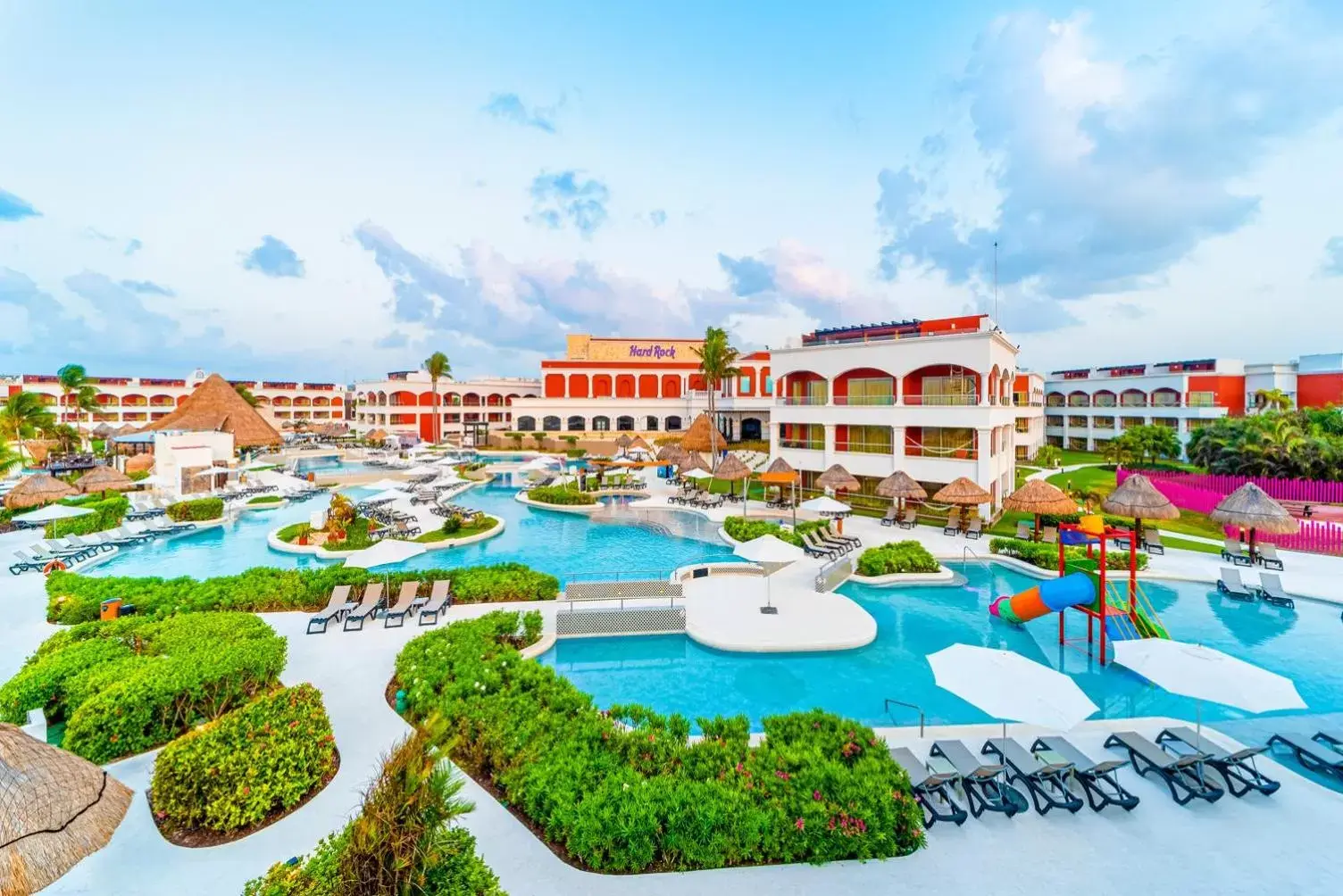 Swimming pool in Hard Rock Hotel Riviera Maya - Hacienda All Inclusive