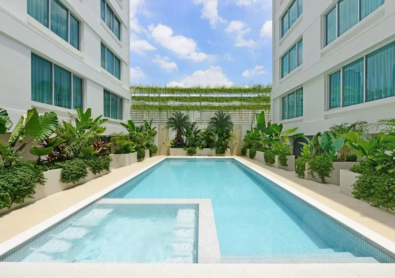 View (from property/room), Swimming Pool in Centre Point Sukhumvit 10 - SHA Extra Plus