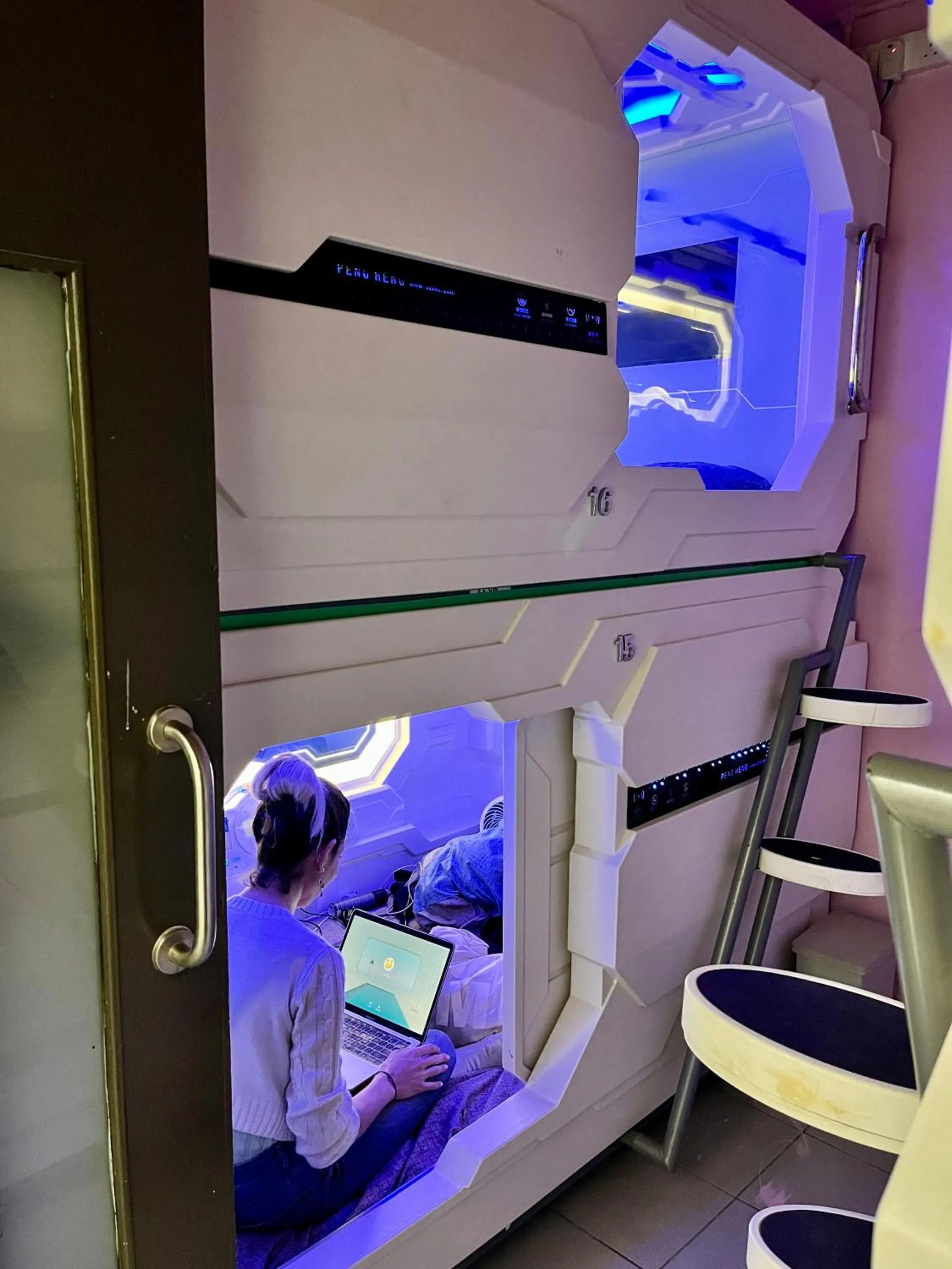 Bedroom in Bestow Capsule Hostel