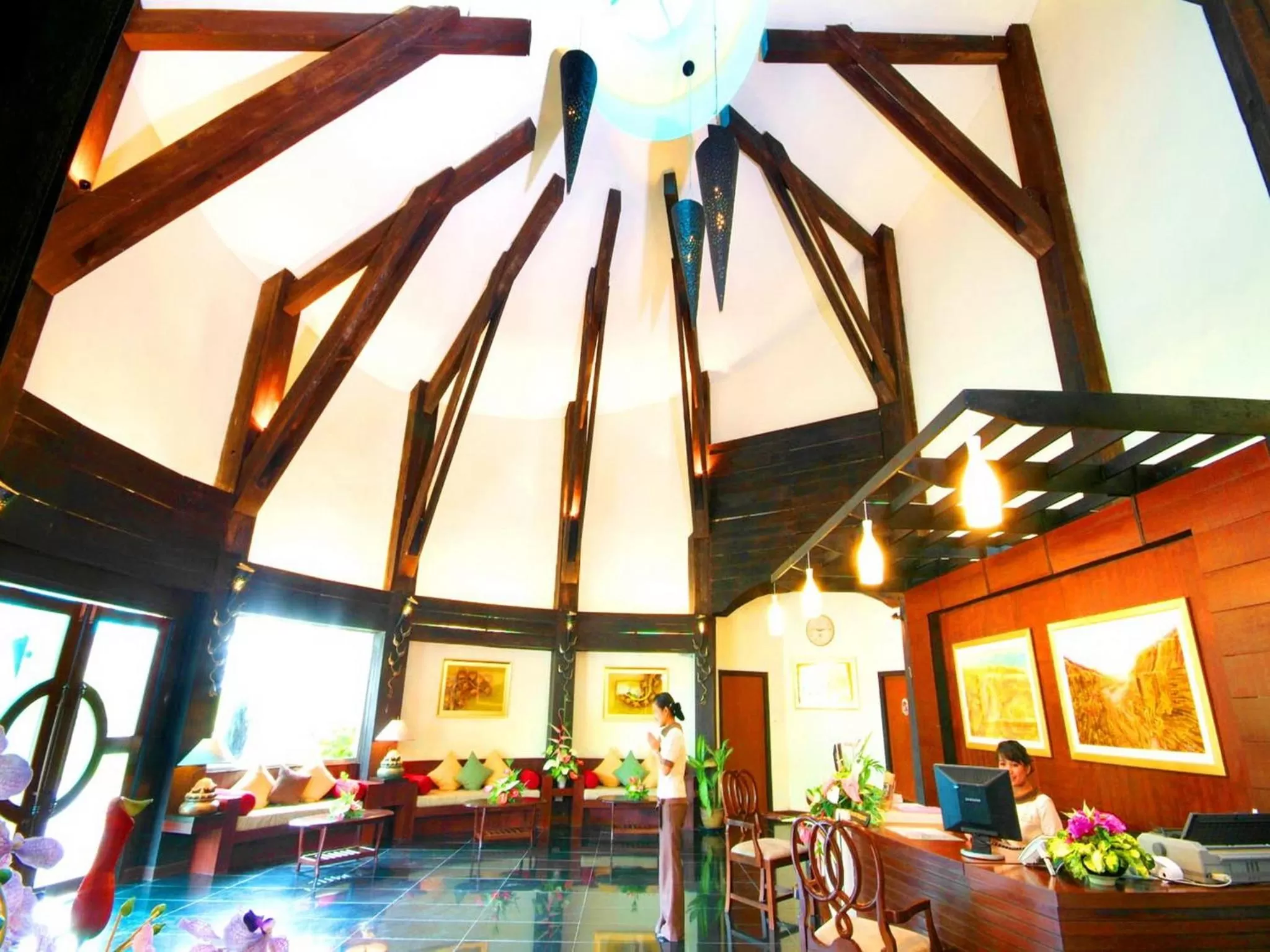 Lobby or reception in Ao Nang Timber House