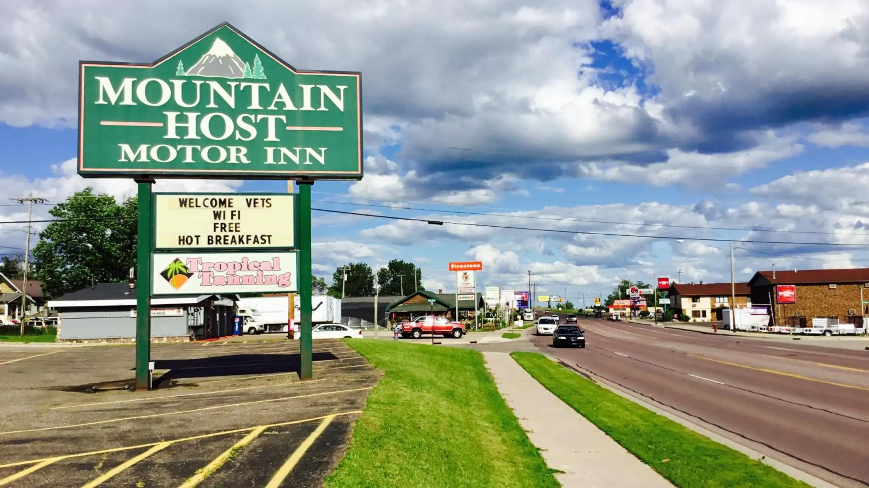 Property logo or sign in Mountain Host Motor Inn