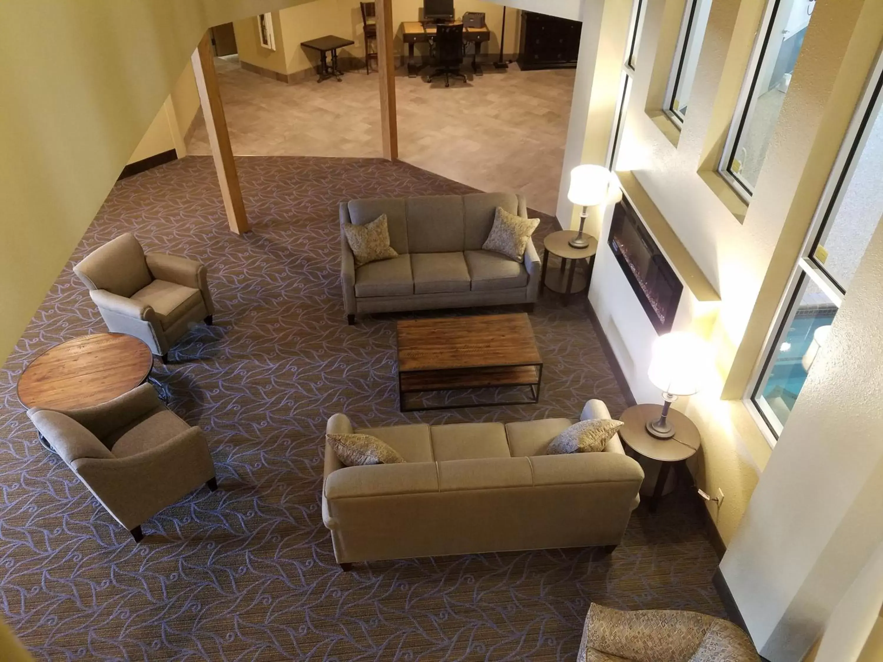 Living room, Seating Area in AmericInn by Wyndham Sleepy Eye