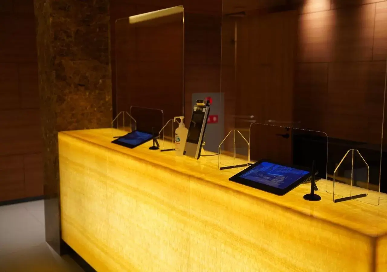 Lobby or reception in Welina Hotel Premier Shinsaibashi