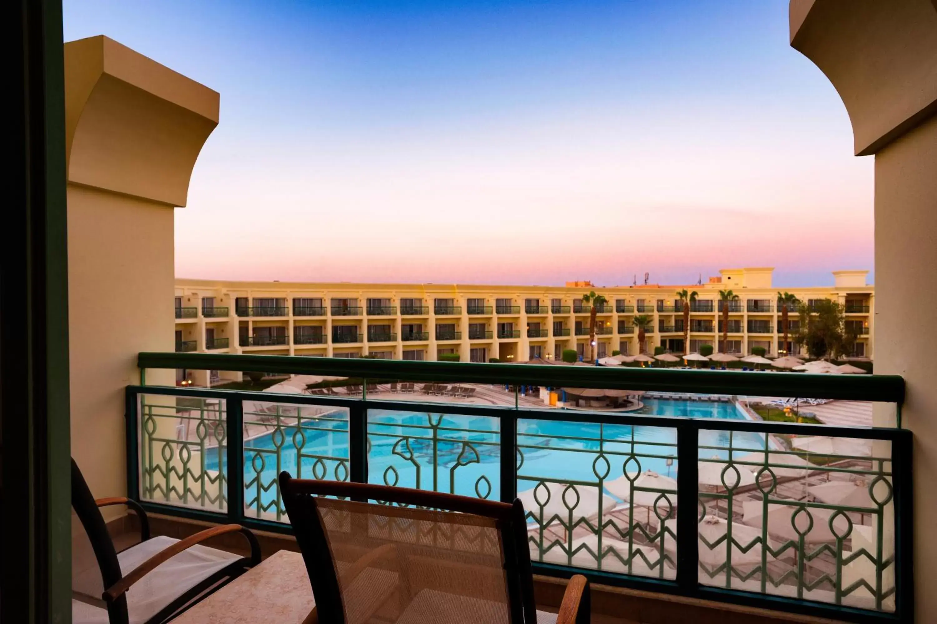 Winter, Pool View in Swiss Inn Resort Hurghada