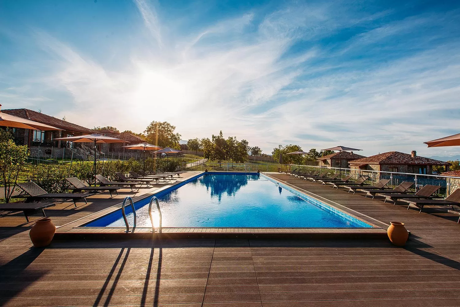 Swimming pool in Schuchmann Wines Château,Villas & SPA