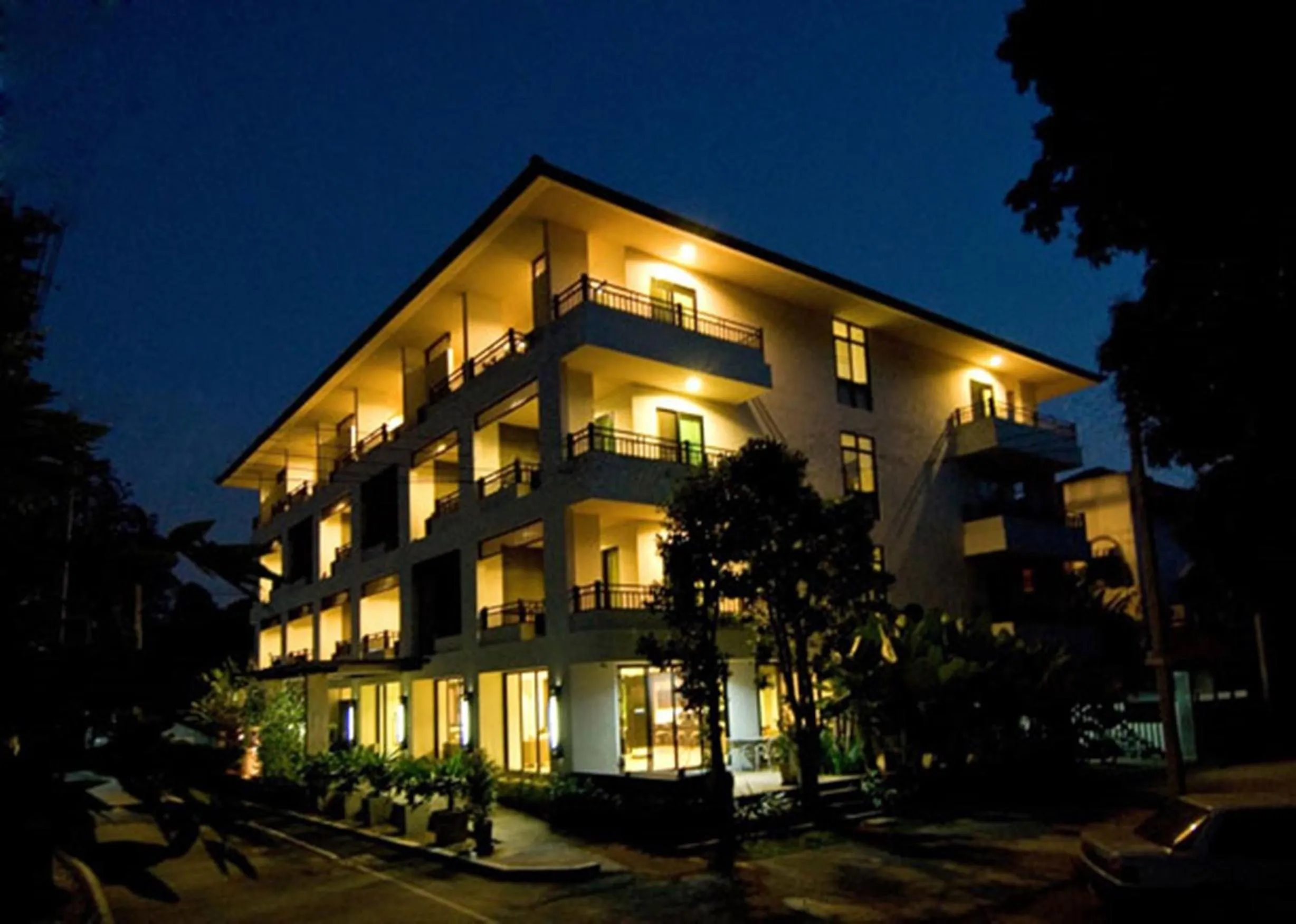 Facade/entrance in Sang Serene House