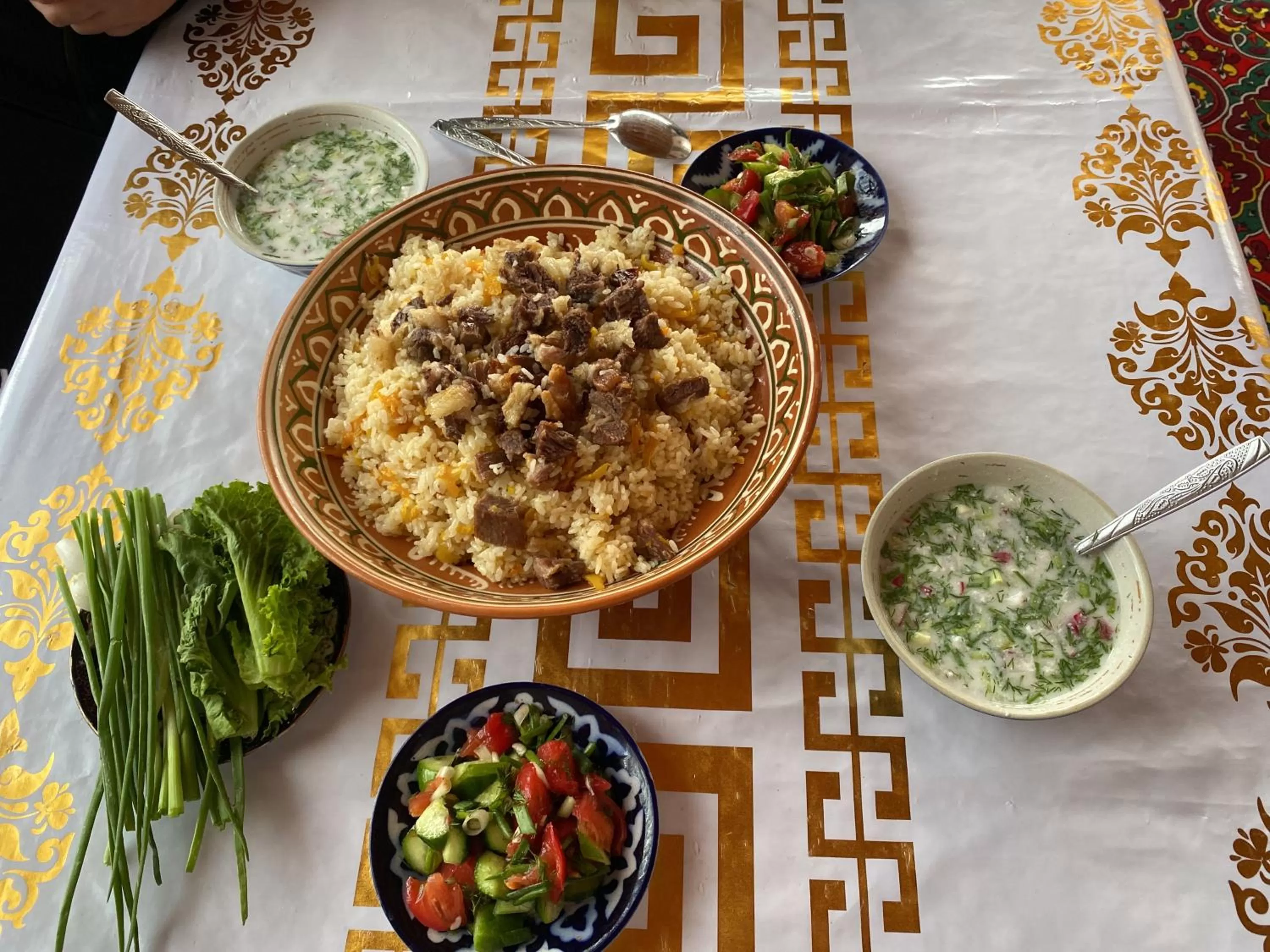 Food in KHIVA HOSTEL ...