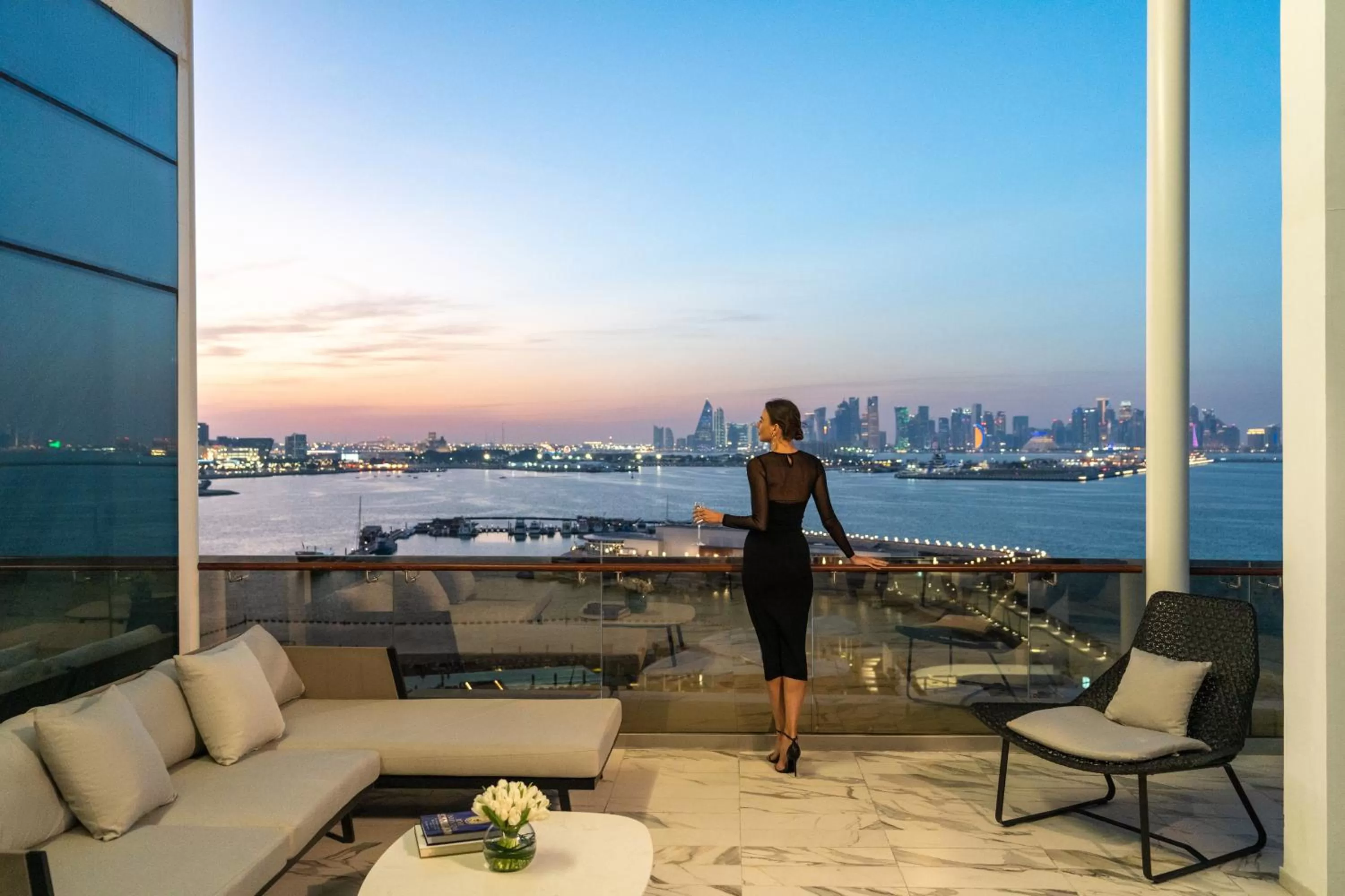 Balcony/Terrace in Rixos Gulf Hotel Doha