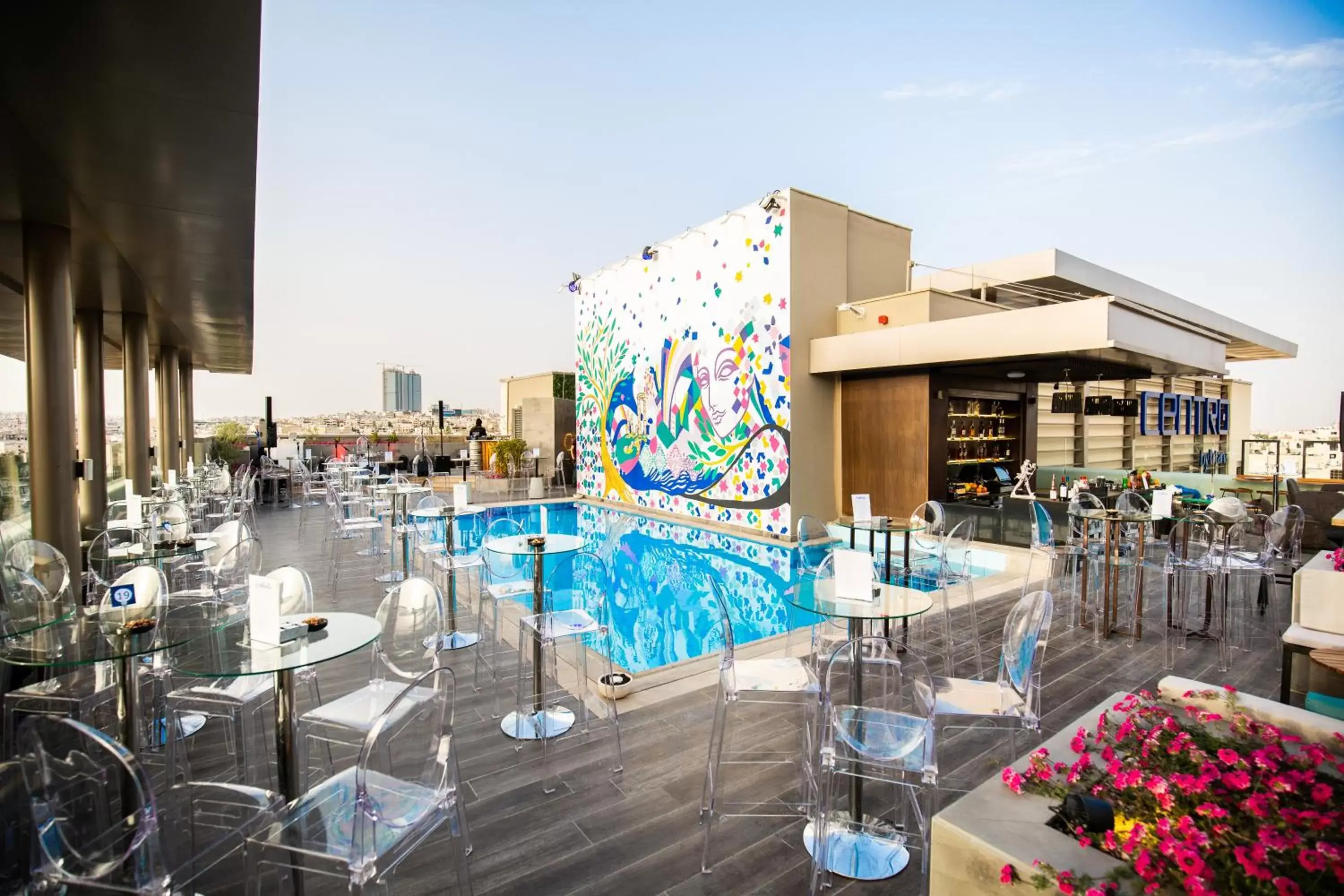 Restaurant/places to eat, Swimming Pool in Centro Mada Amman by Rotana