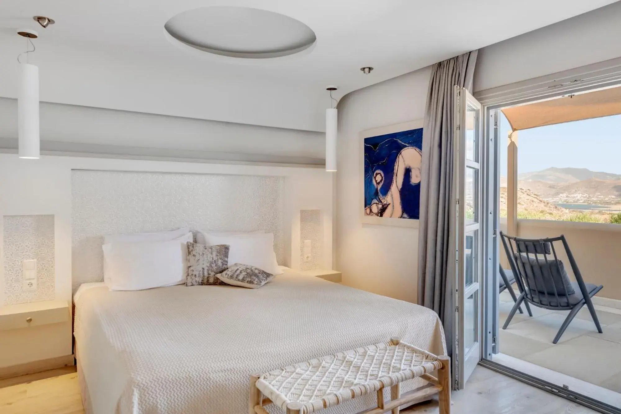 Bedroom, Bed in Kouros Art Hotel (Adults Only)