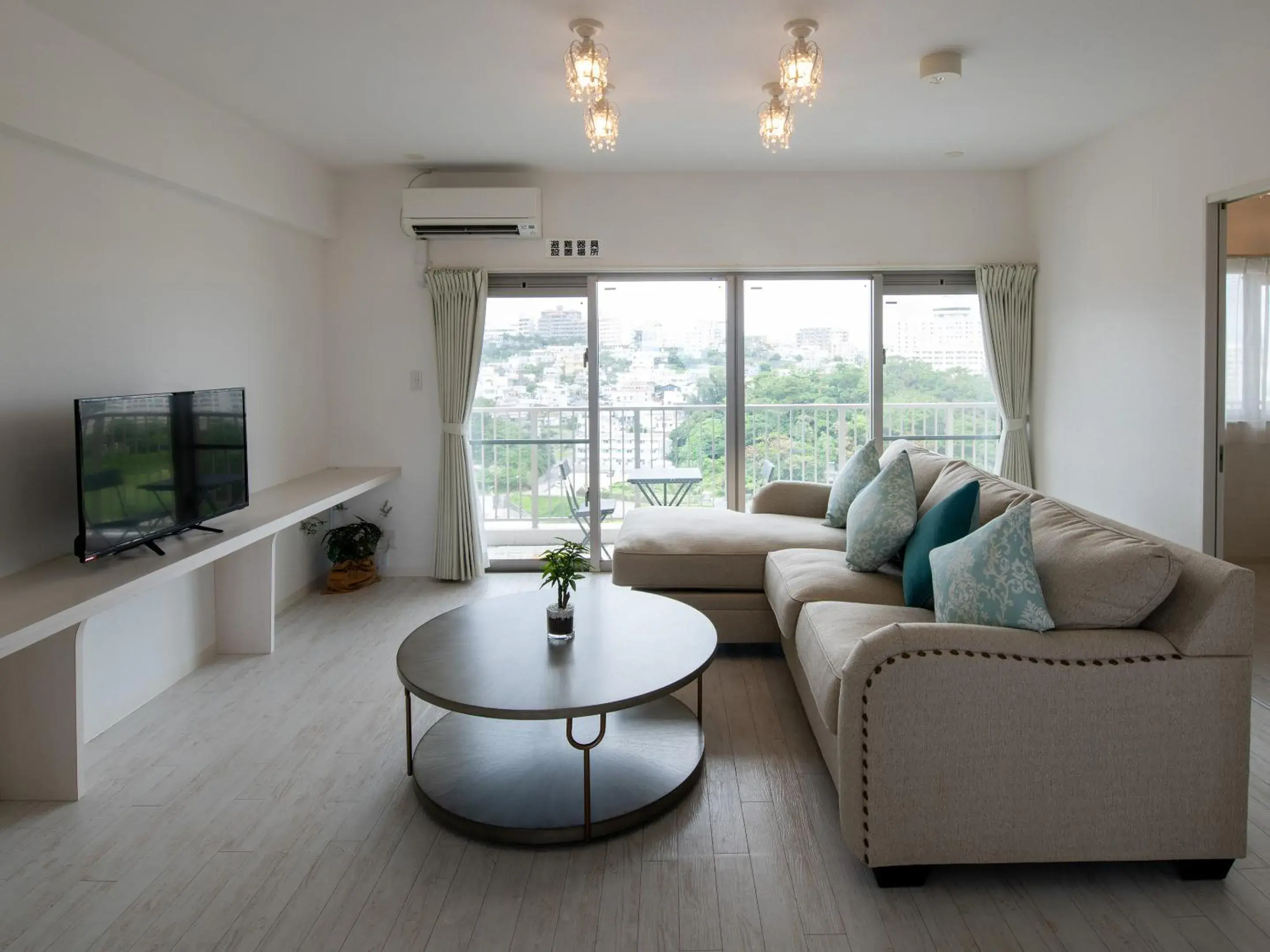 TV and multimedia, Seating Area in Cozy Stay in Naha