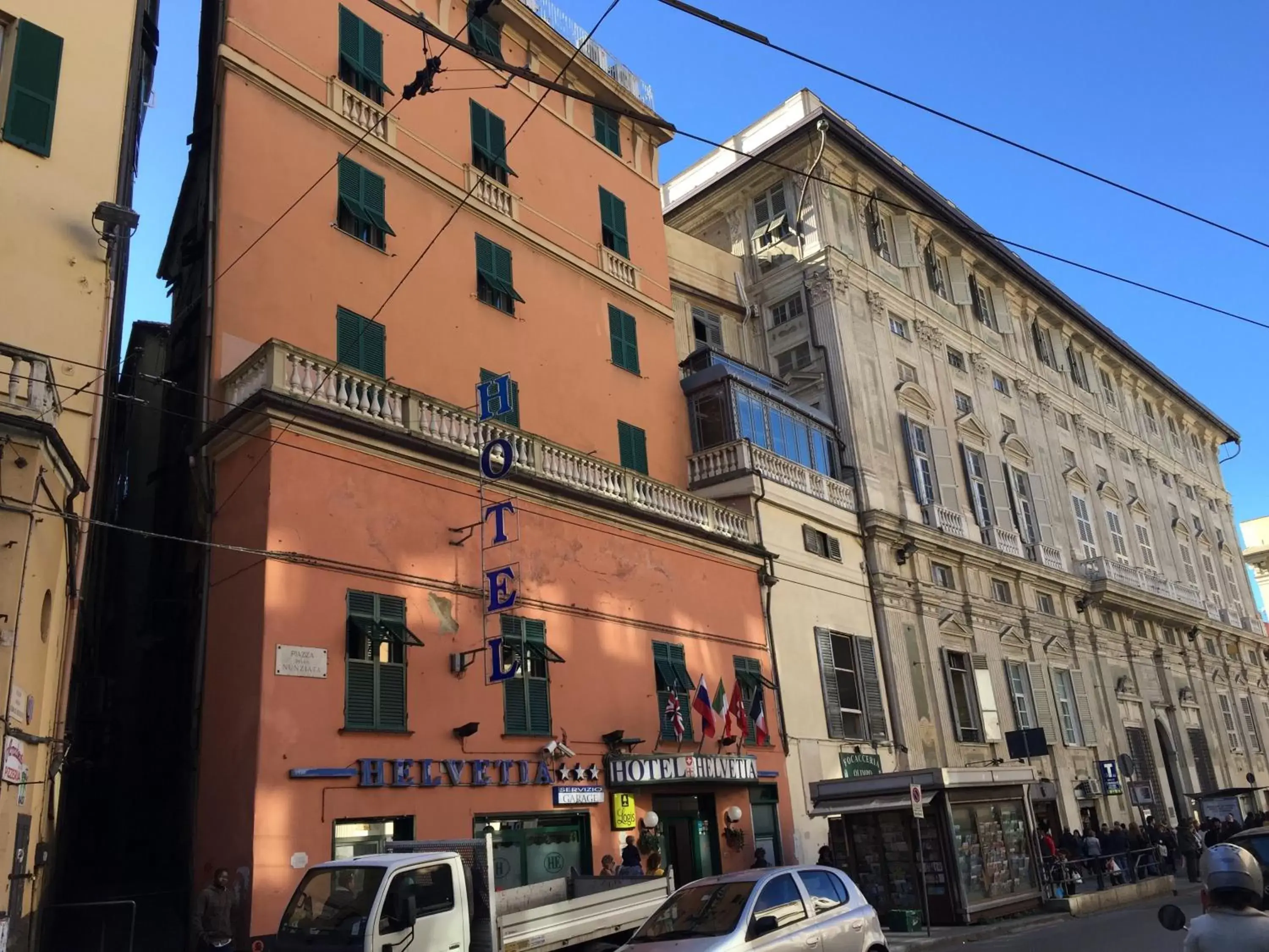 Facade/entrance, Property Building in Hotel Helvetia