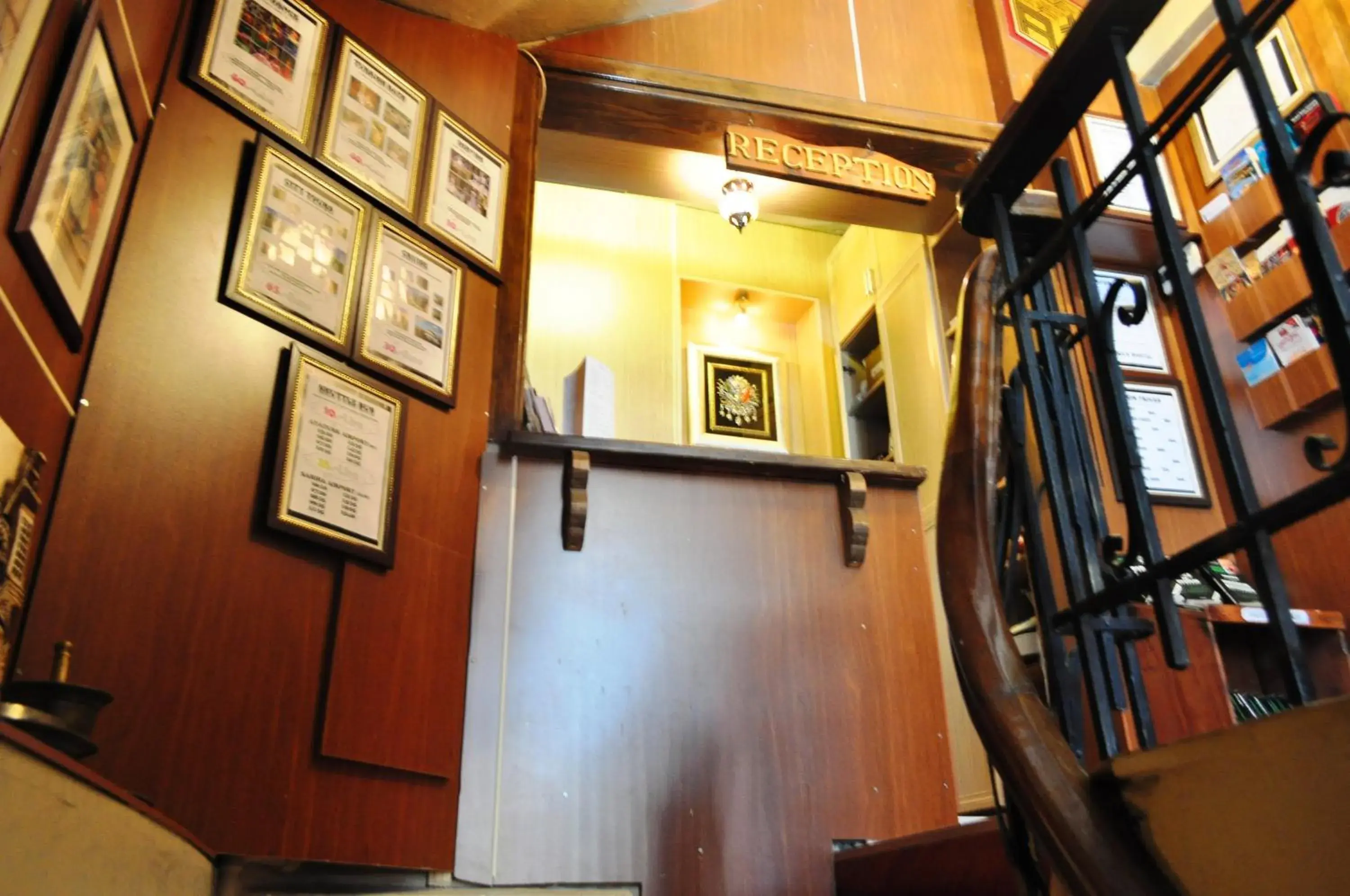 Lobby or reception in Antique Hostel