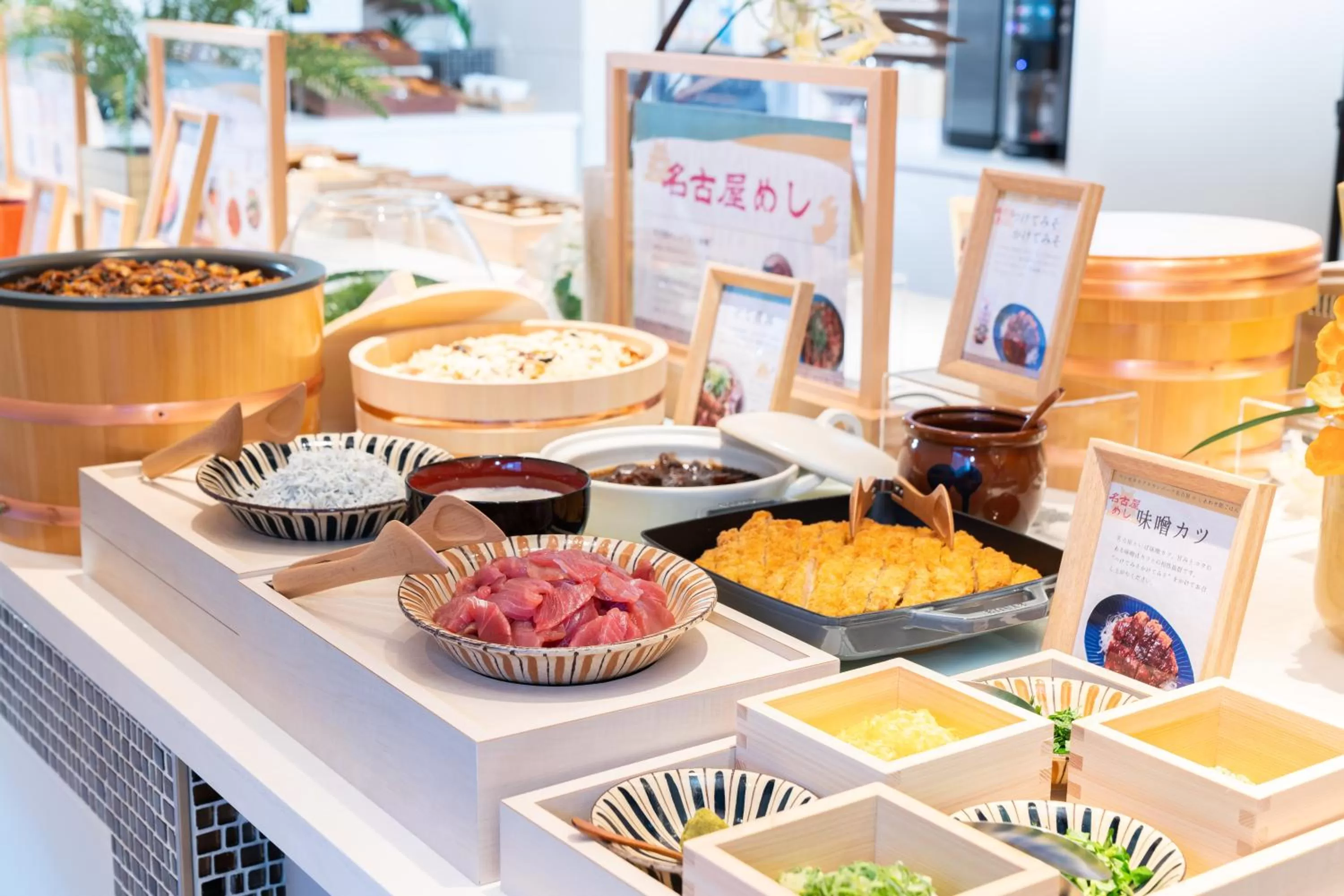 Buffet breakfast in Vessel Hotel Campana Nagoya