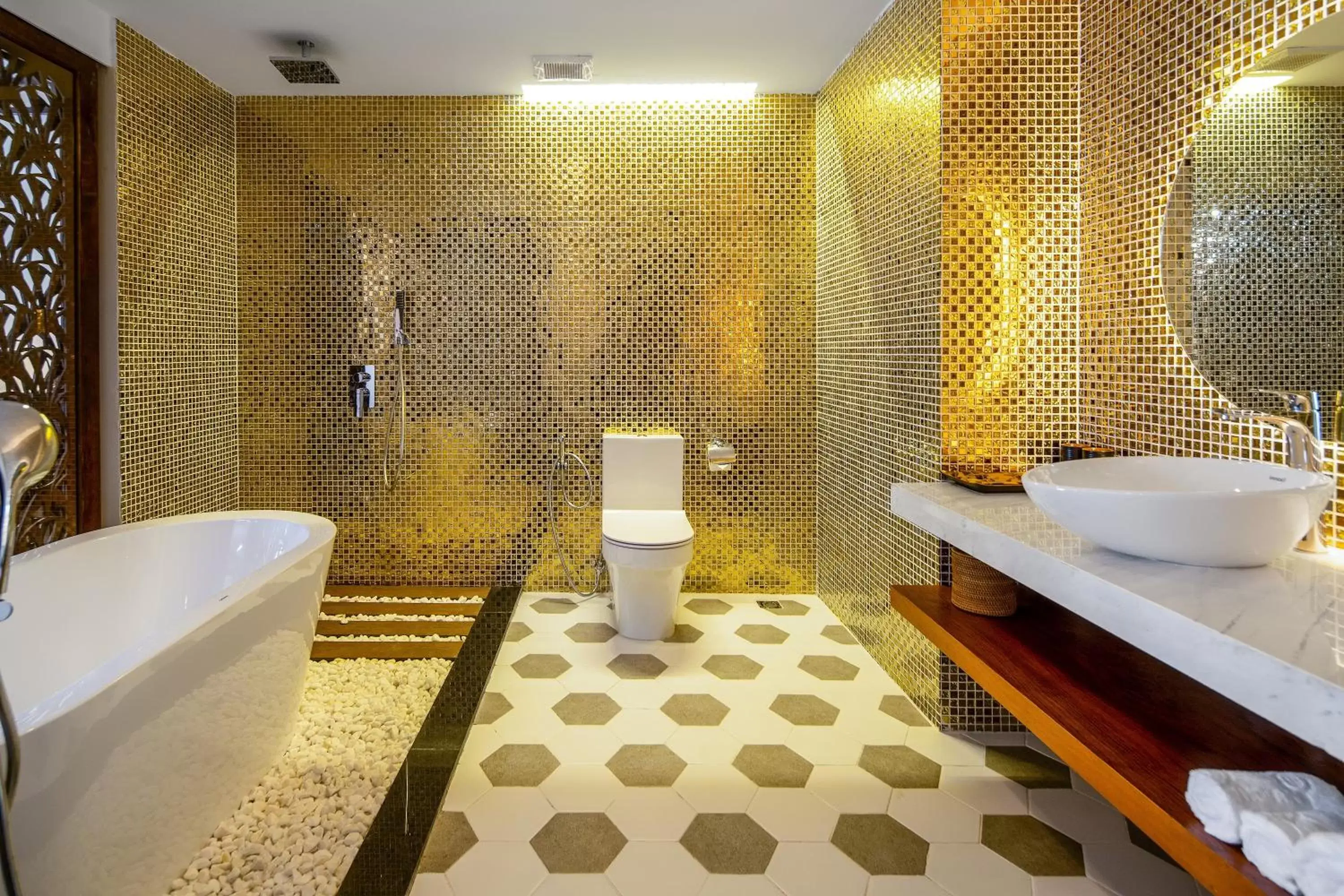 Shower, Bathroom in Le Pavillon Hoi An Paradise Hotel & Spa