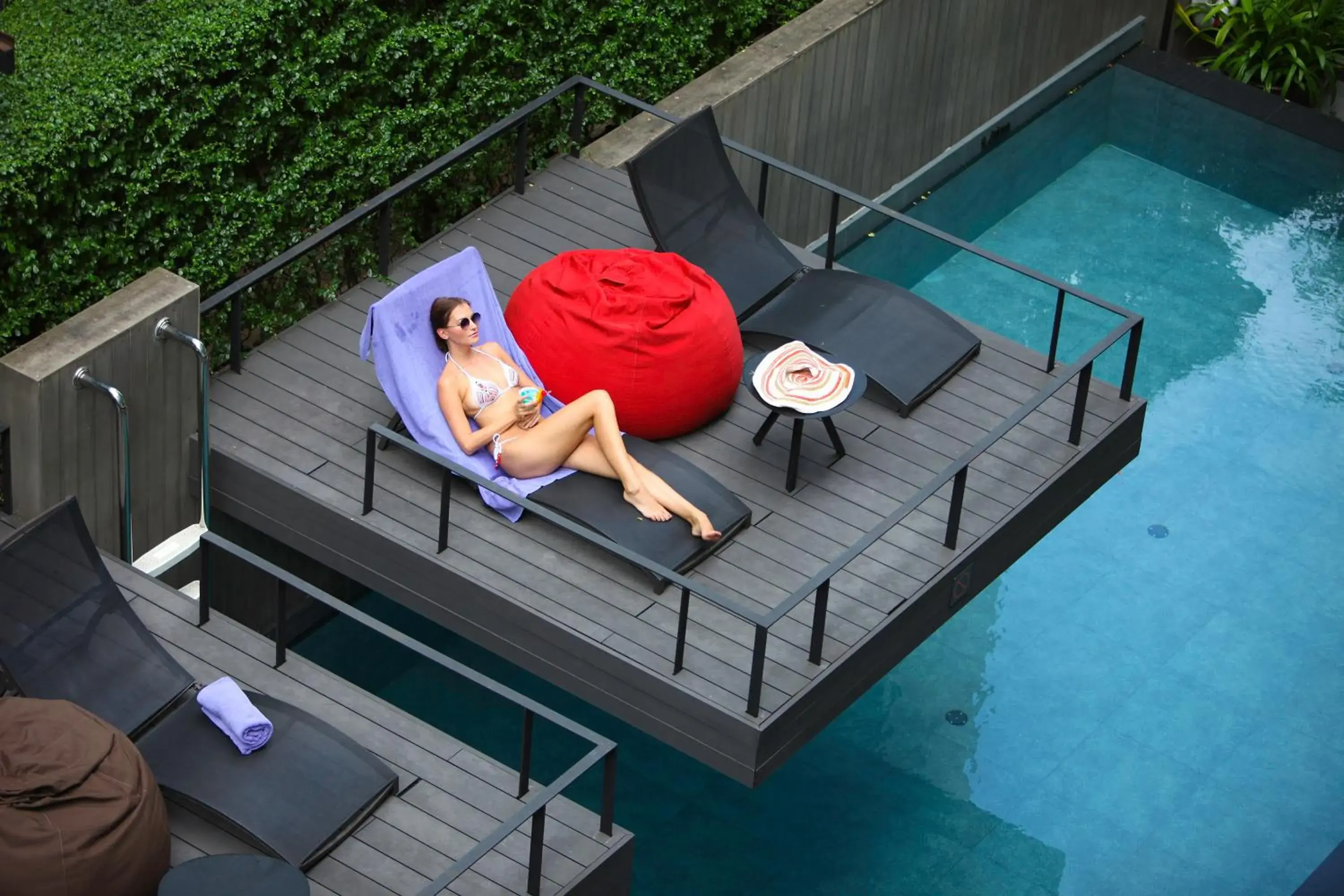 Swimming pool in LiT BANGKOK Residence - SHA Extra Plus