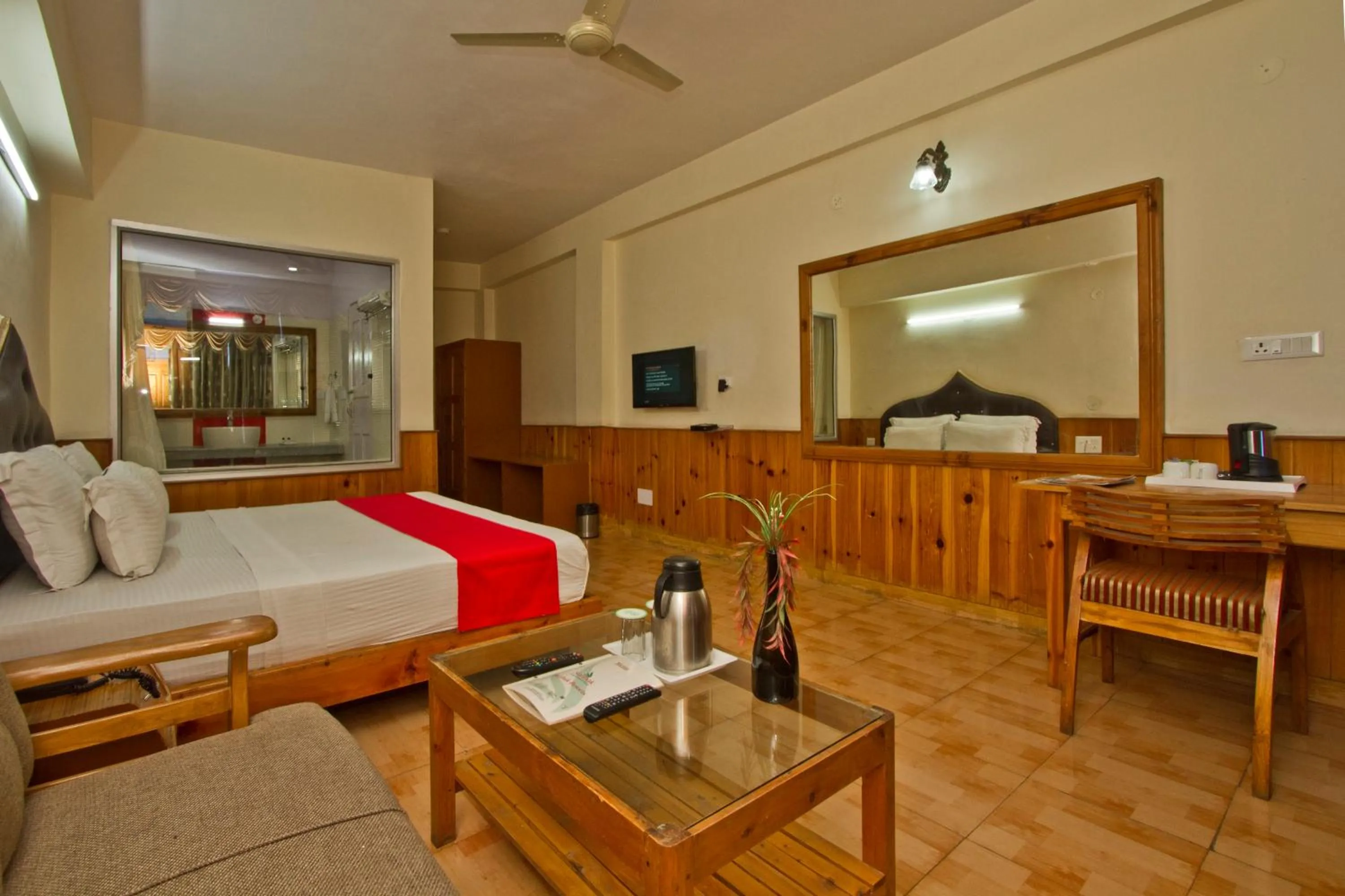 Photo of the whole room in Sarthak Resorts-Reside in Nature with Best View, 9 kms from Mall Road Manali