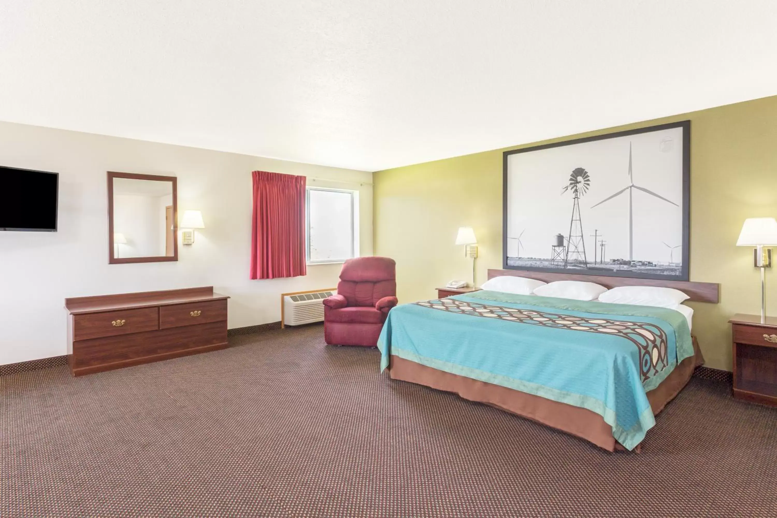 Bed in Super 8 by Wyndham Cresco IA