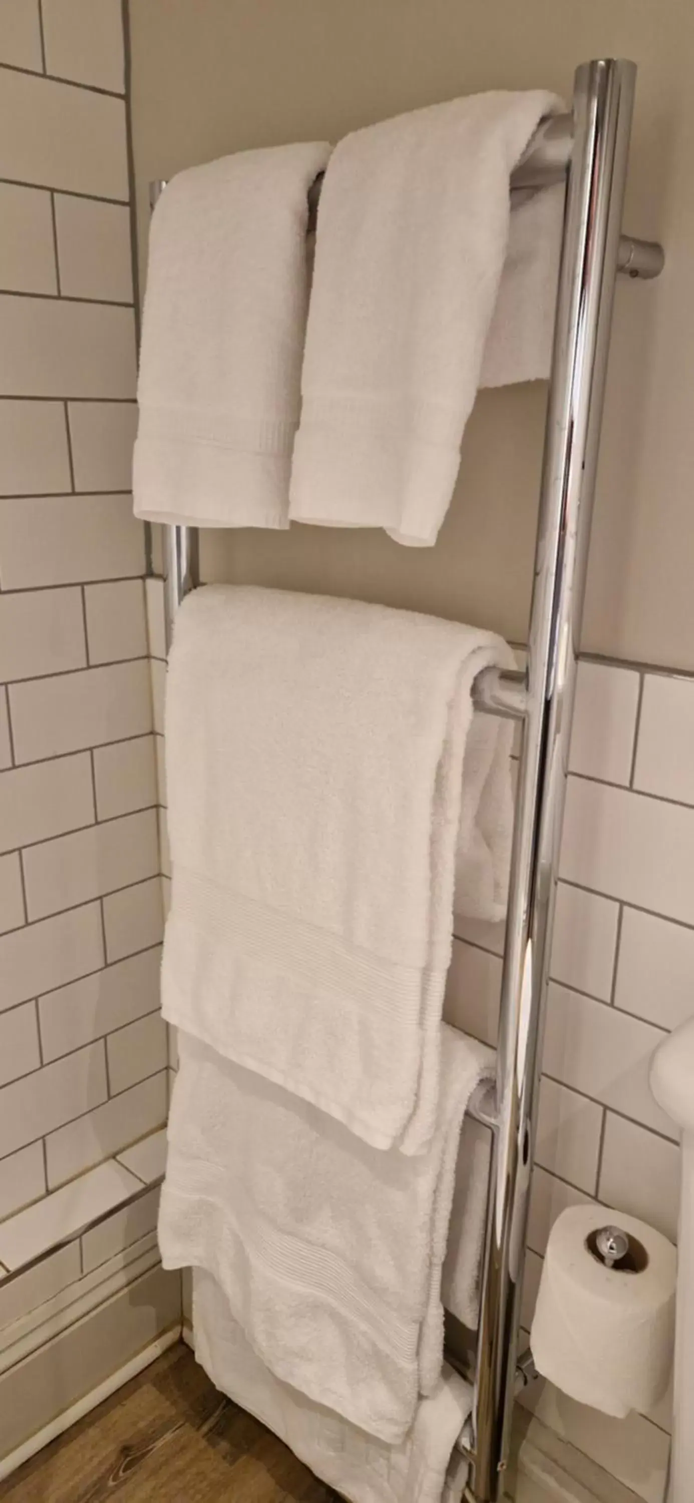 towels in The Cross-Keys Hotel