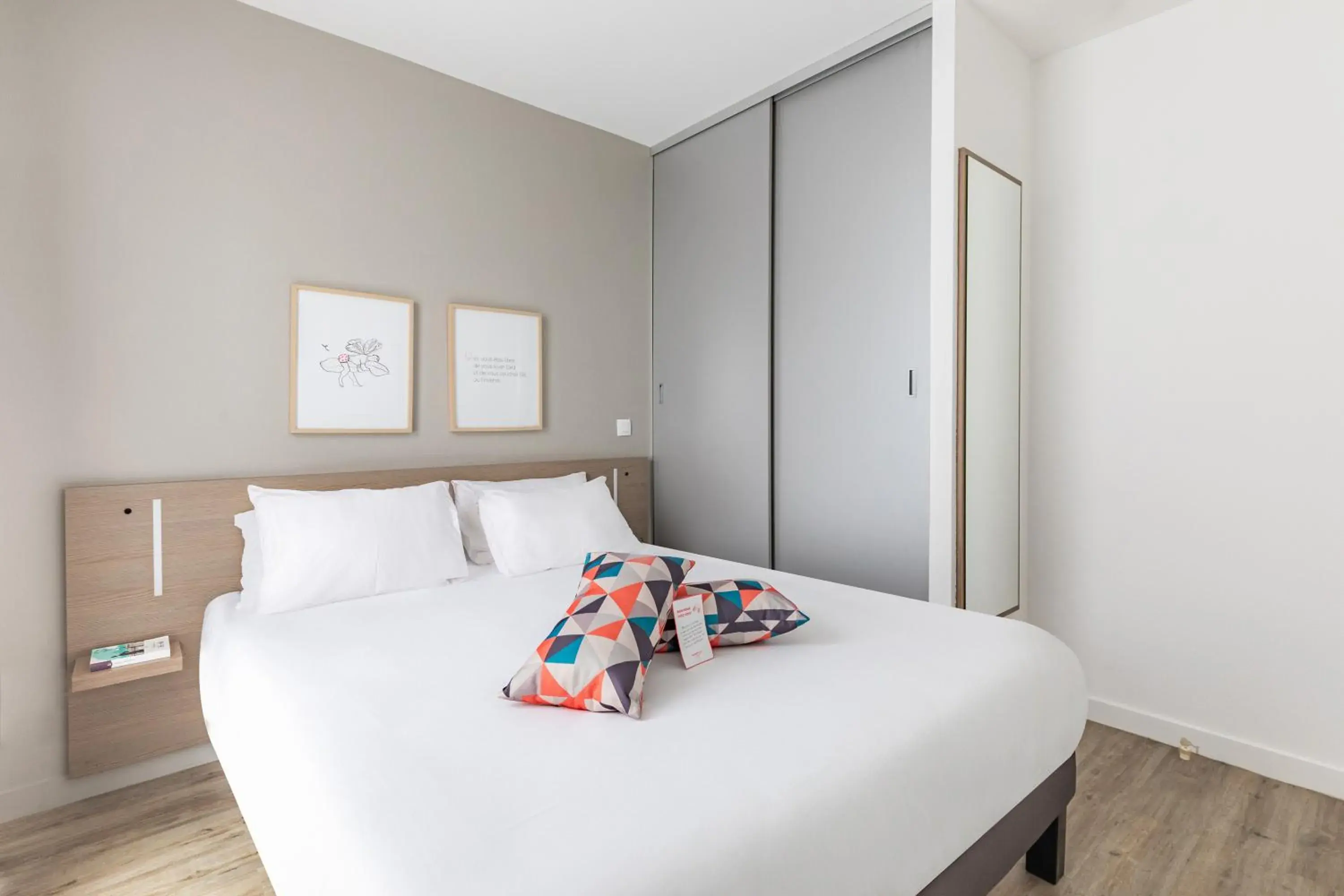 Bed in Appart'City Confort Le Mans Centre Bed in Appart'City Confort Le Mans Centre