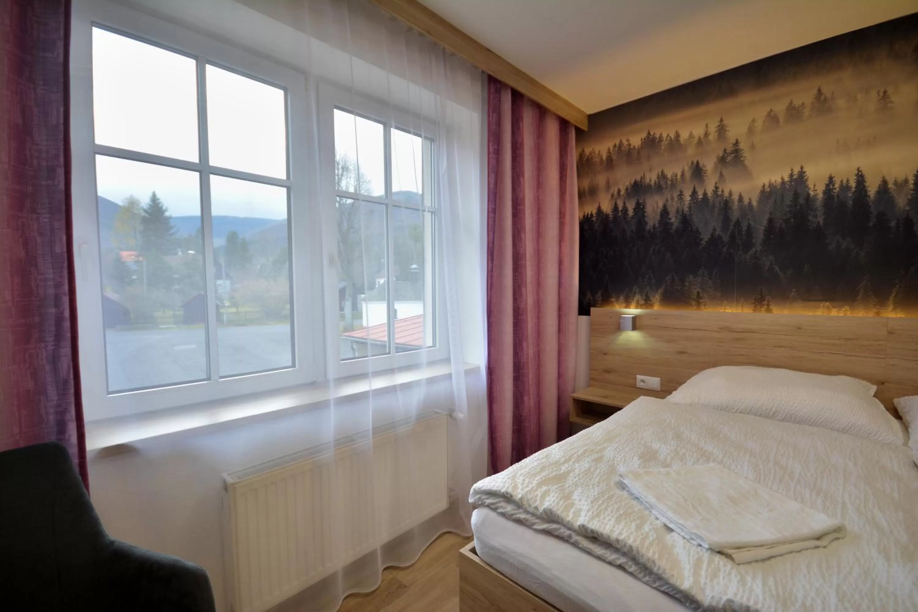 Bed in Hotel U Kociana