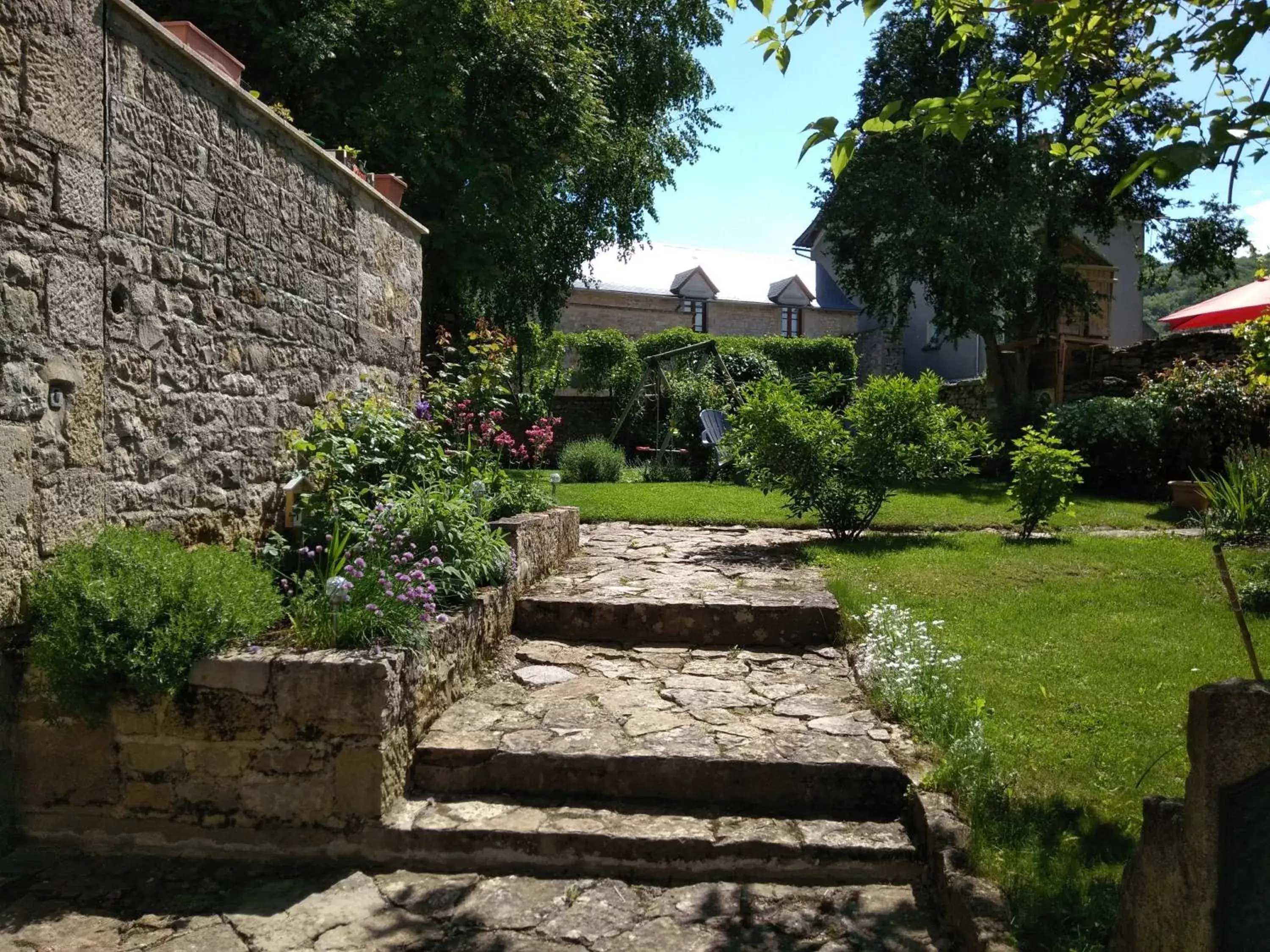 Garden in Le Clos du Barry
