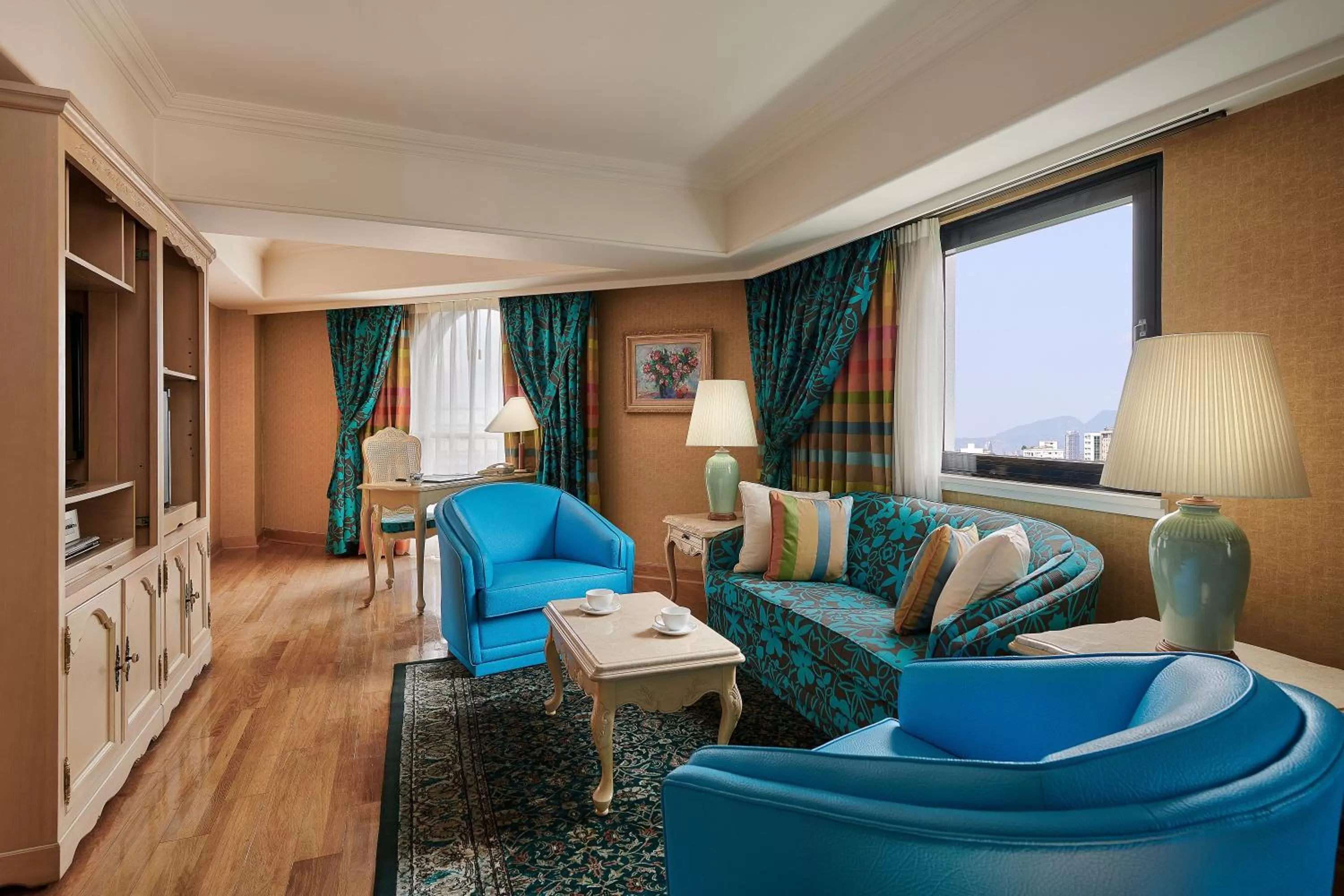 Living room in The Riviera Hotel Taipei