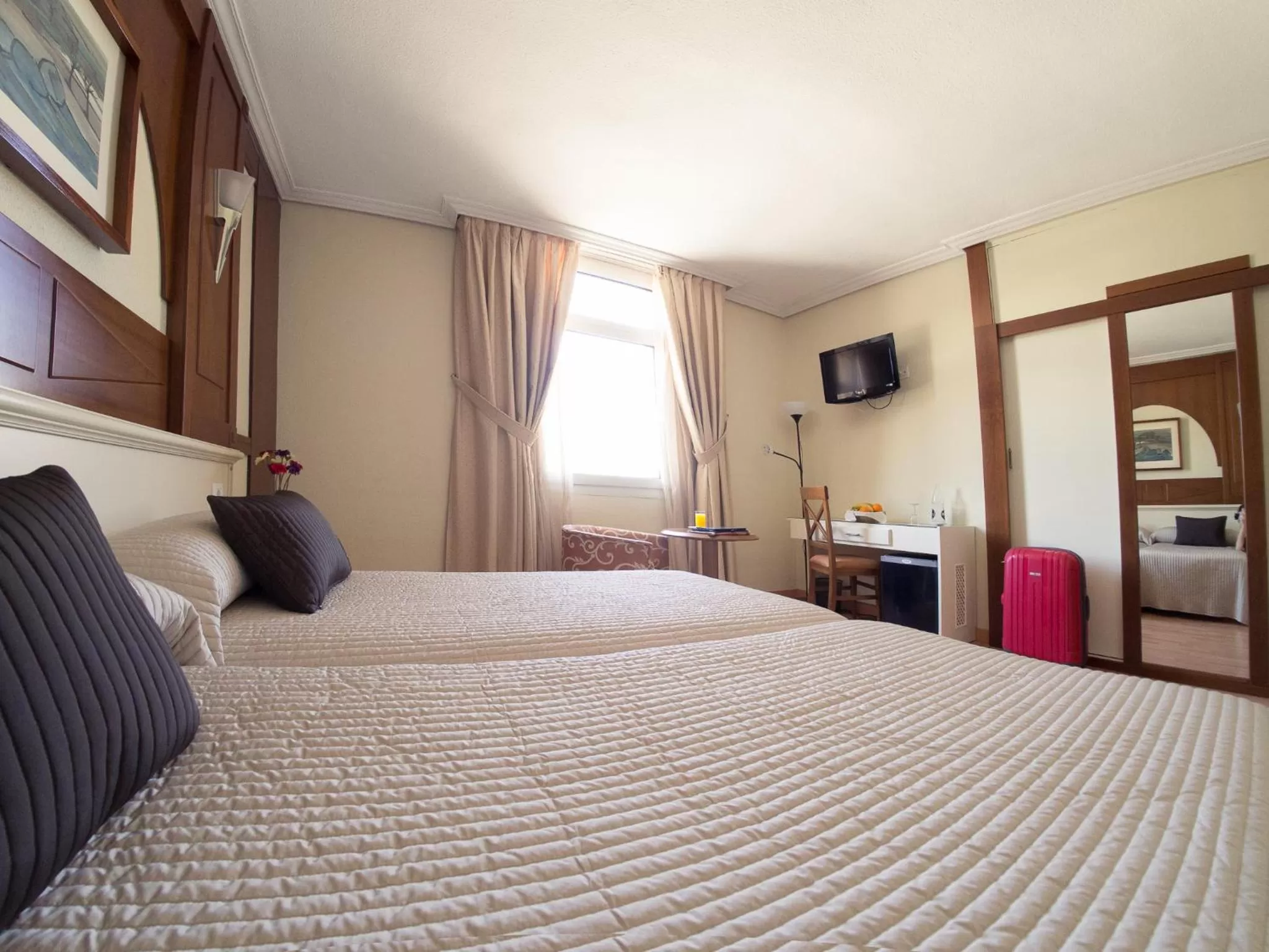 Bedroom, Bed in Hotel Pasarela