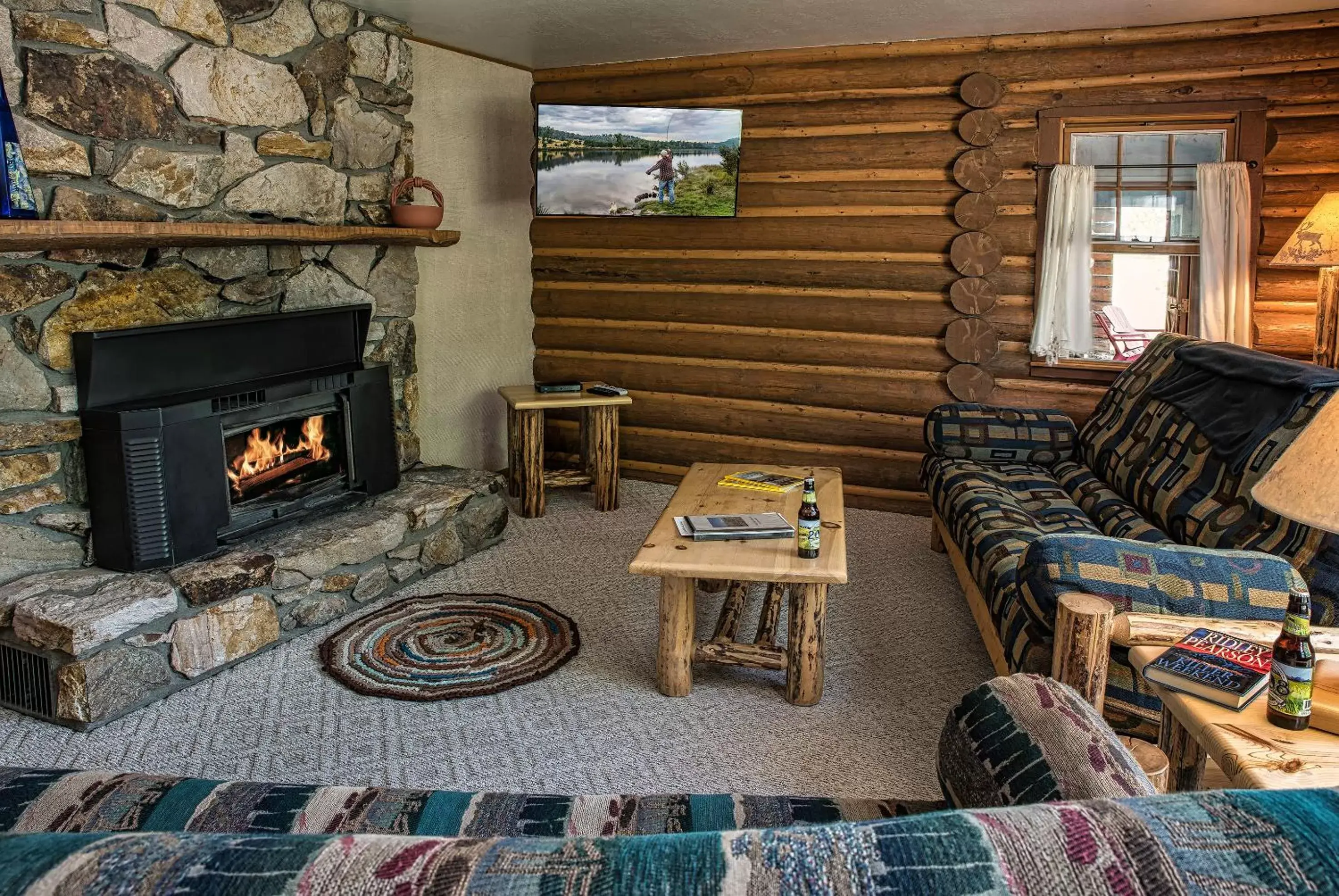 Seating Area in Stanley High Country Inn