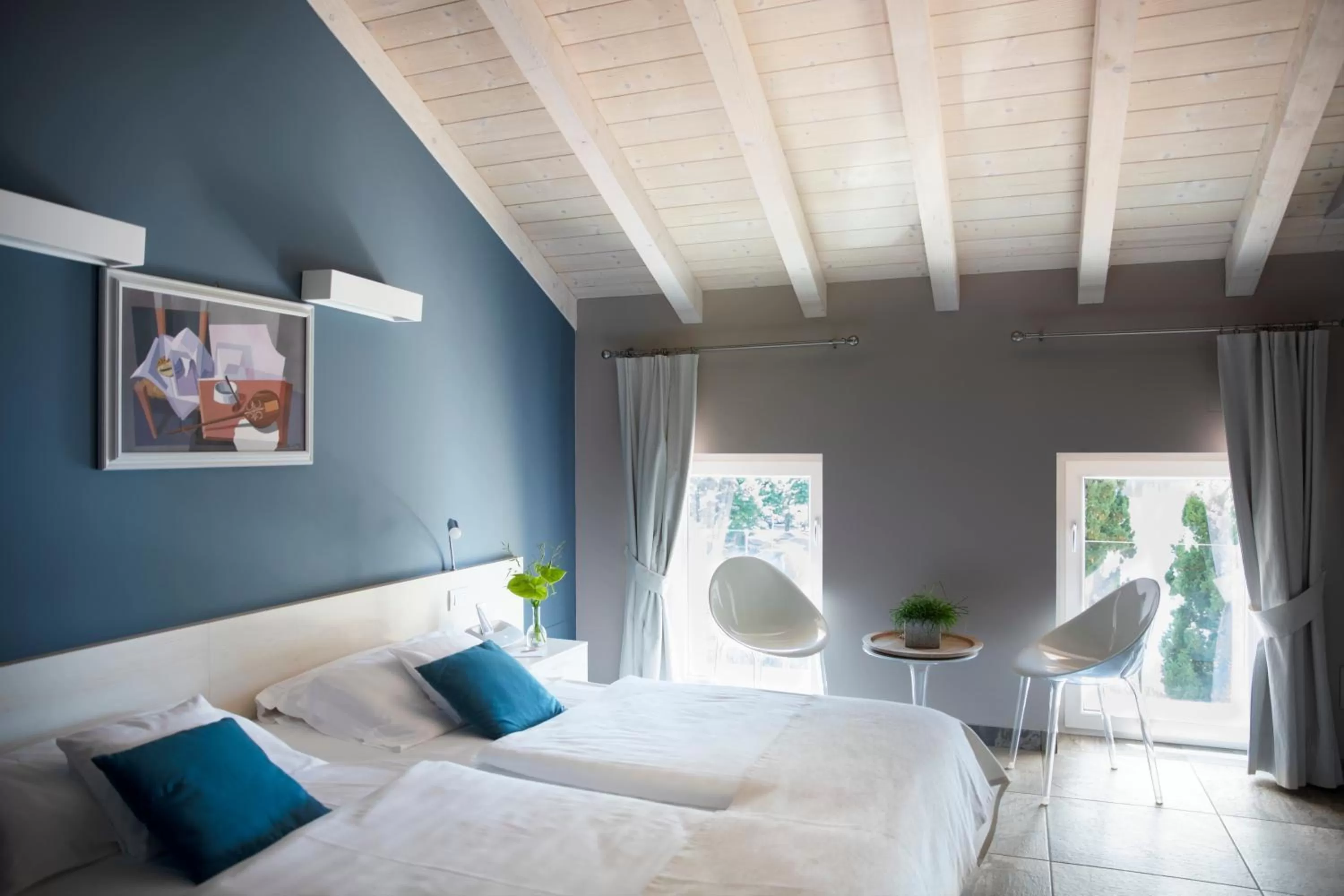 Bed in Relais Villa Porta