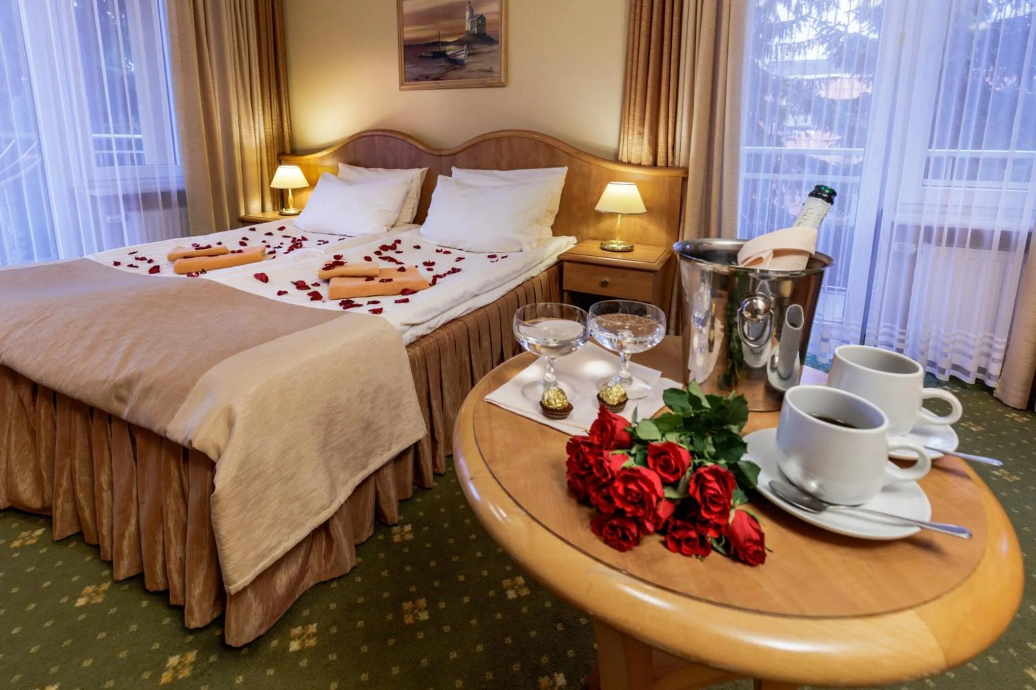 Bed in Hotel Polaris III