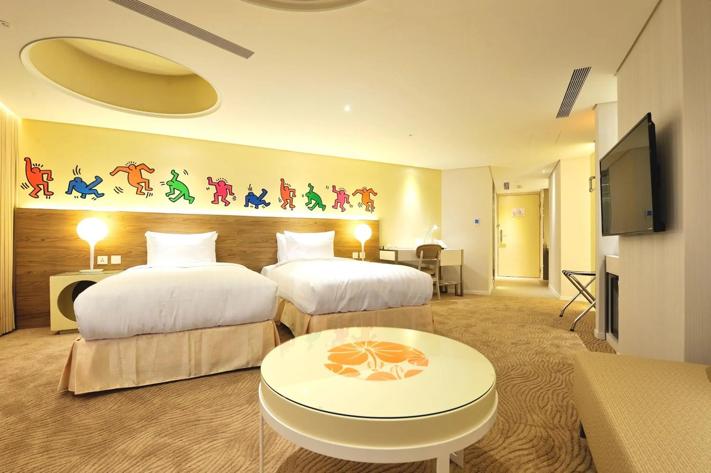 Bed in Green World Hotel - Zhonghua