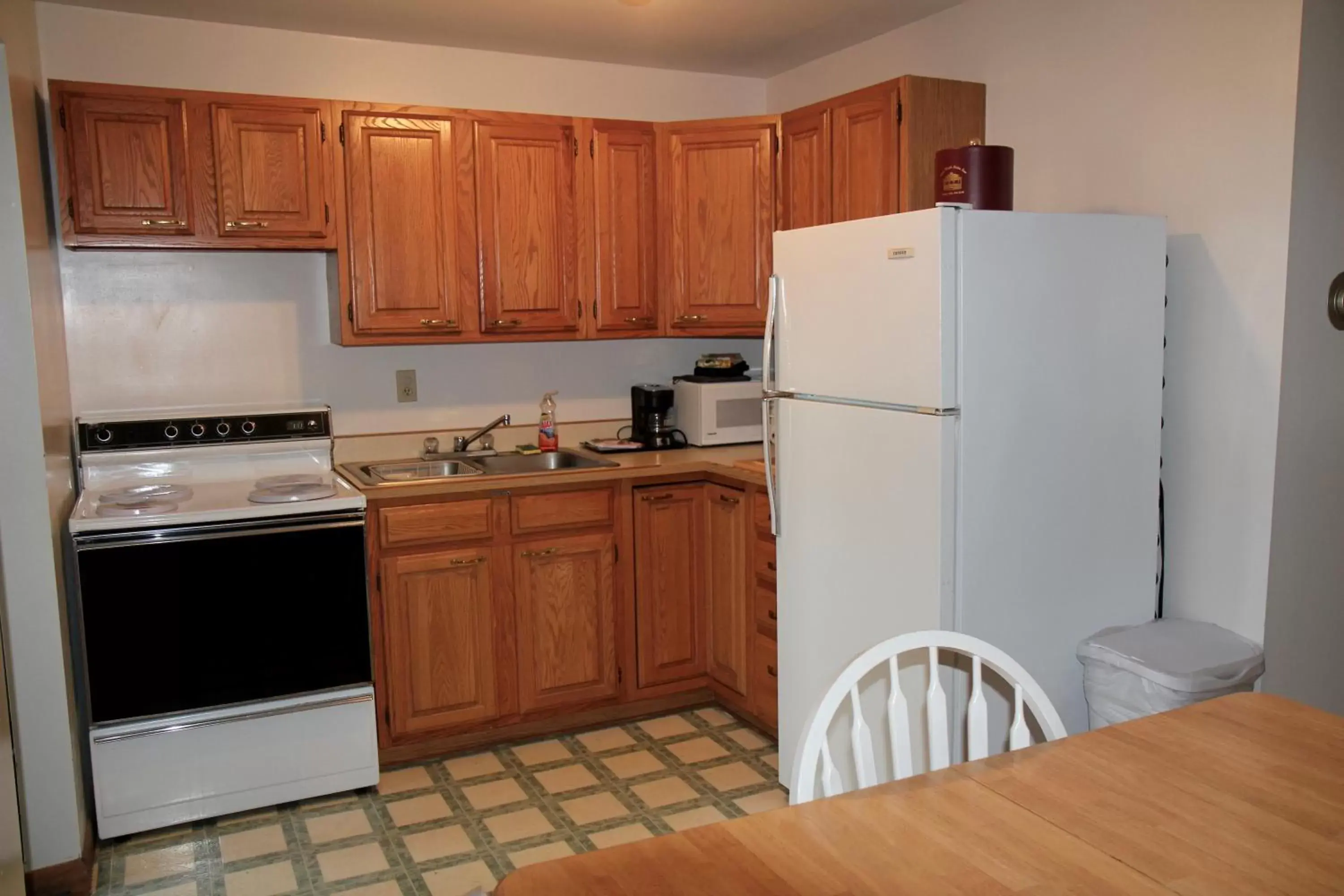 Kitchen or kitchenette, Kitchen/Kitchenette in Sara Placid Inn & Suites