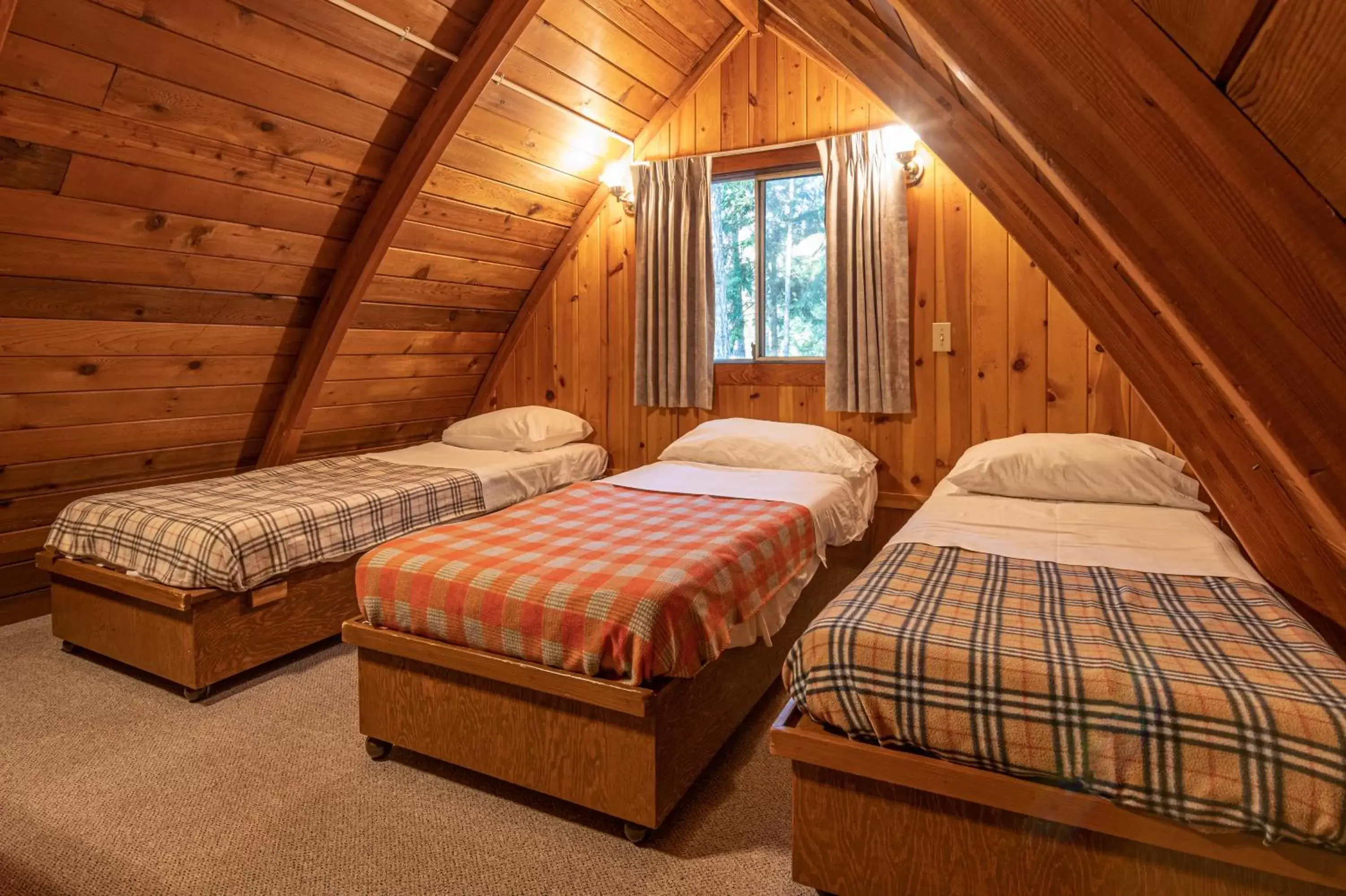 Bed in Cusheon Lake Resort