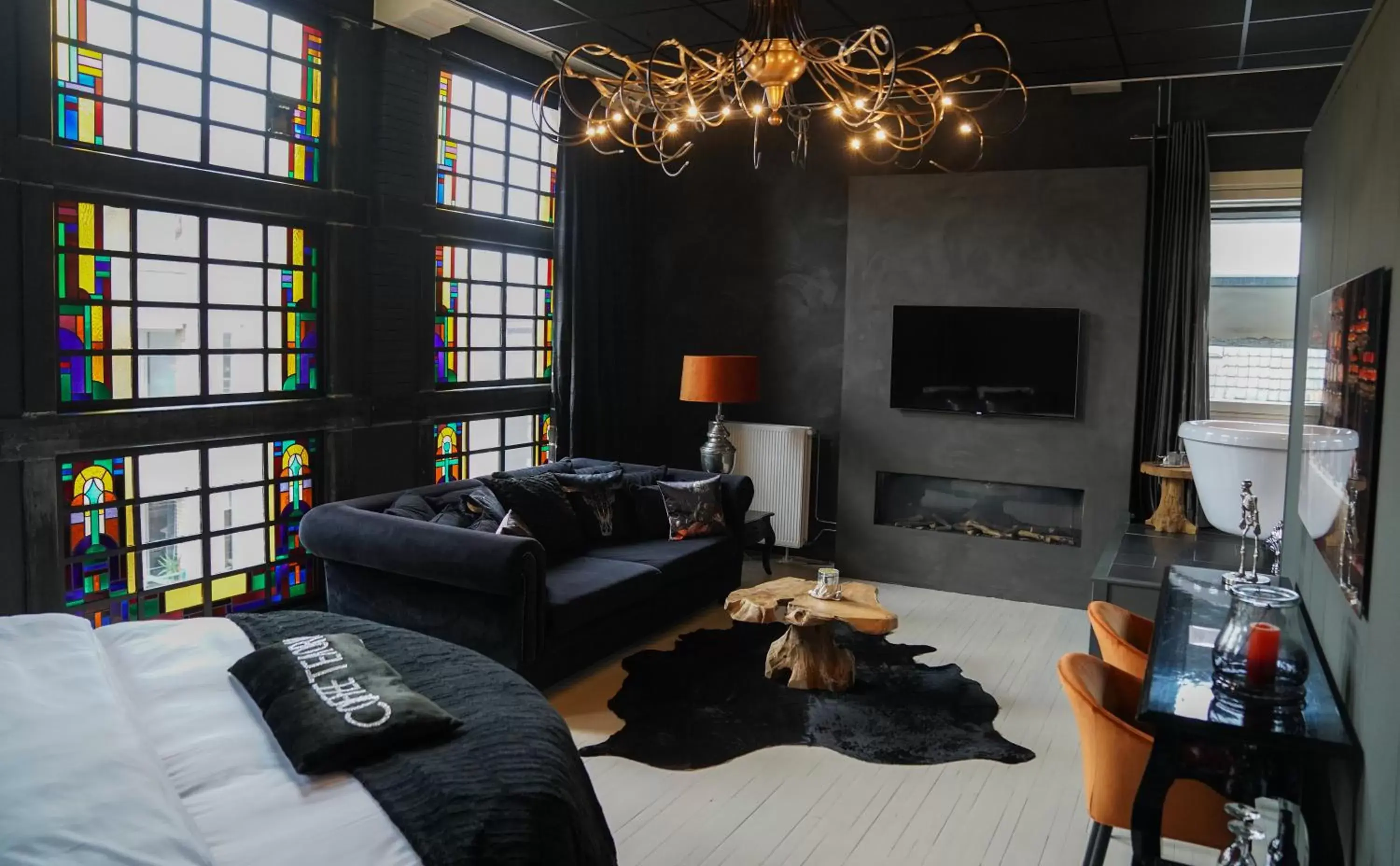 Living room, Seating Area in Huis van Bewaring