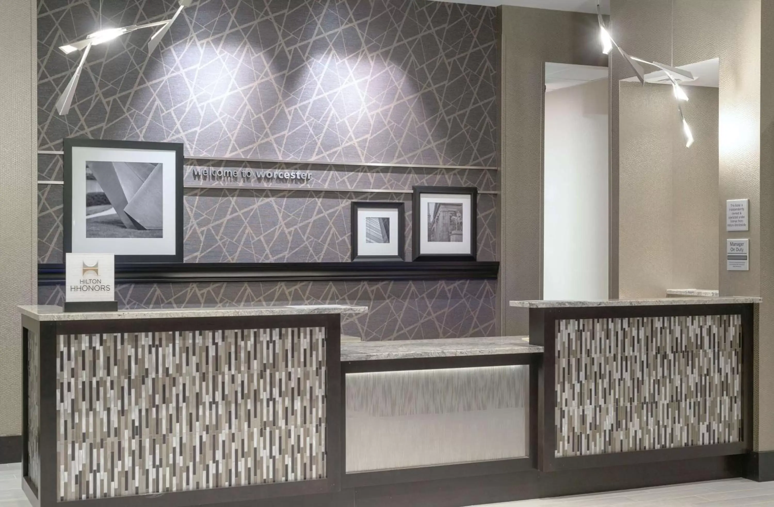 Lobby or reception, Floor Plan in Hampton Inn & Suites-Worcester, MA