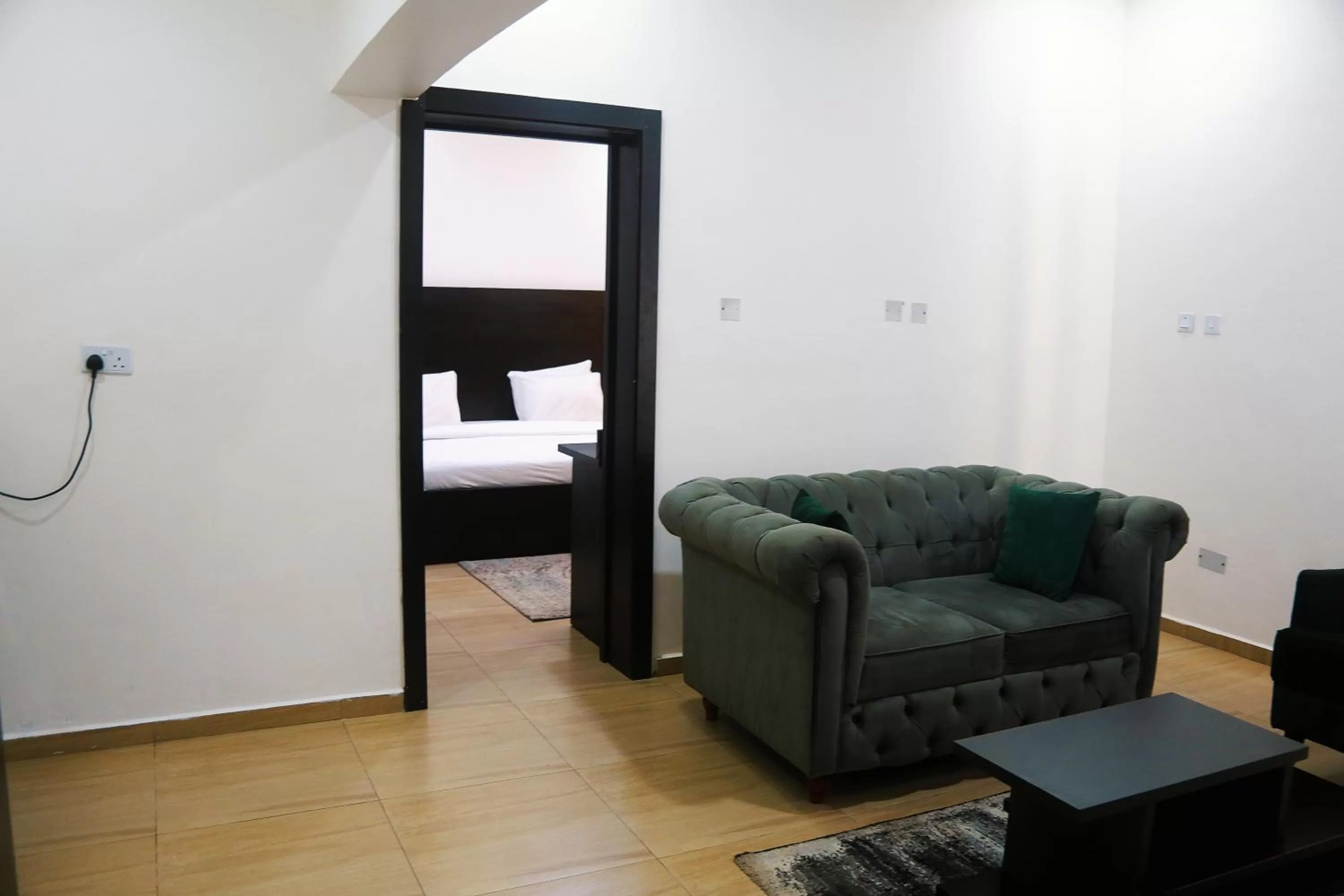 Bed in Hotel Capitol