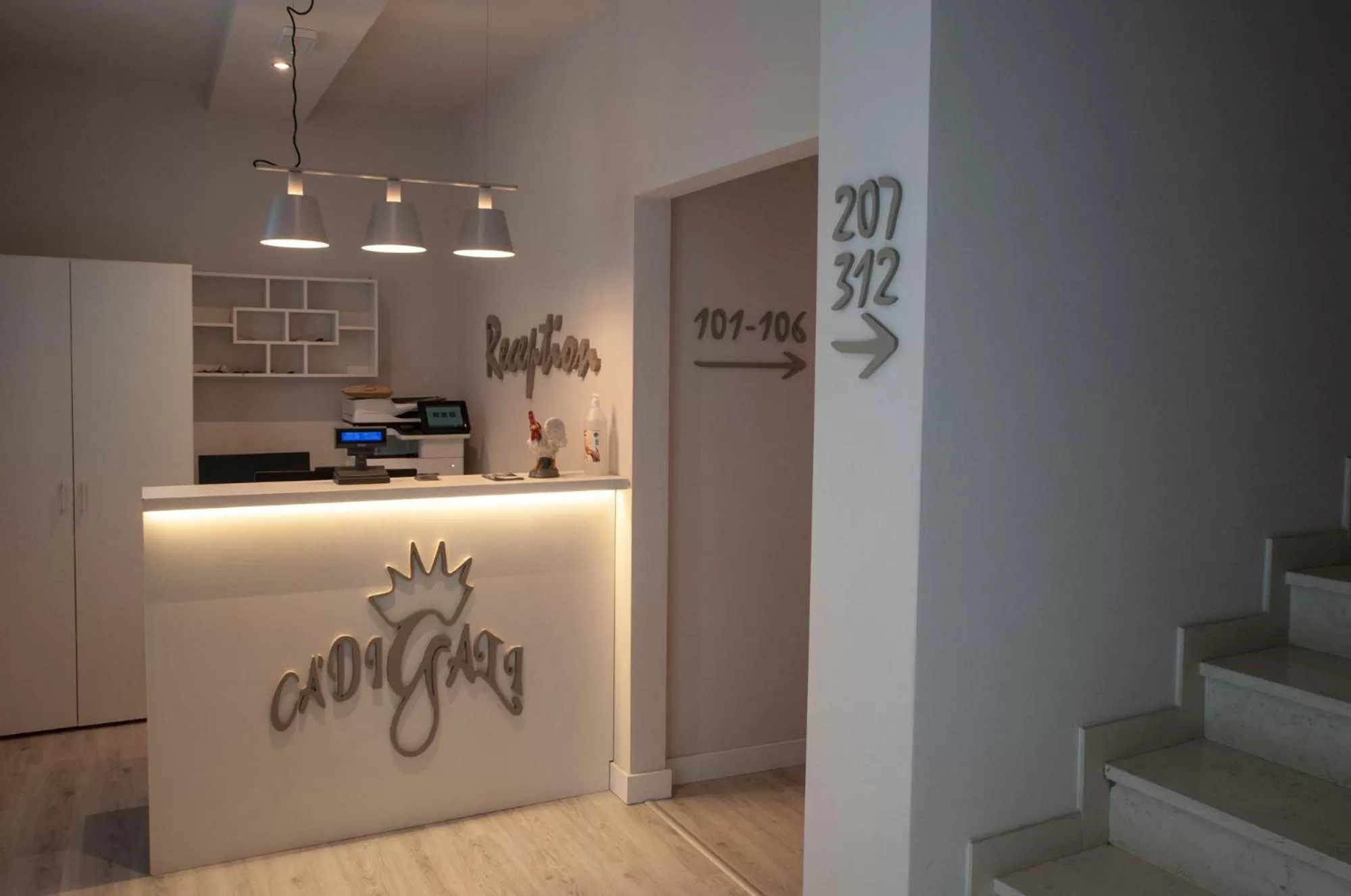 Lobby or reception in Hotel Ca' di Gali