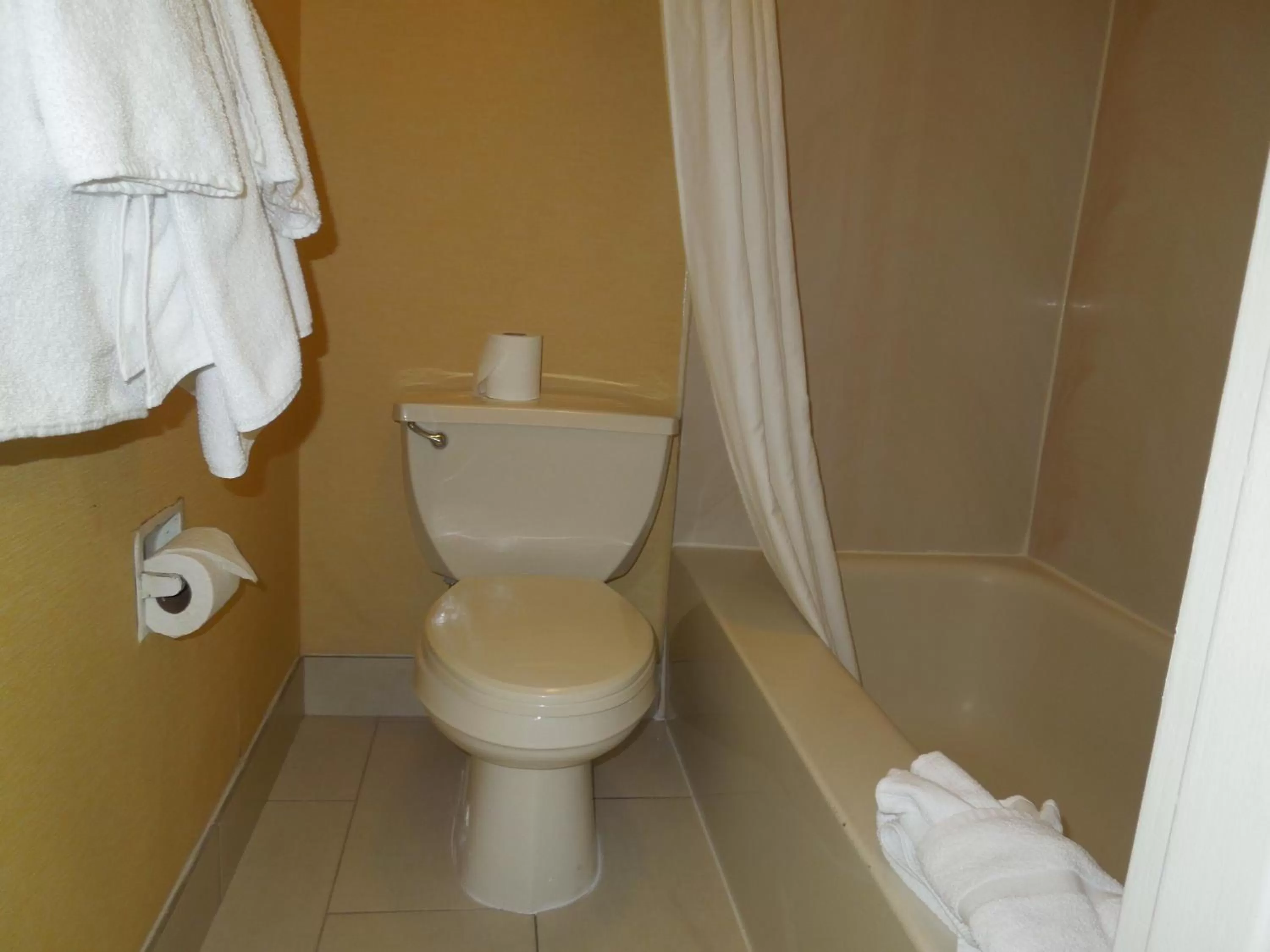 Bathroom in Travelodge by Wyndham Silver Spring