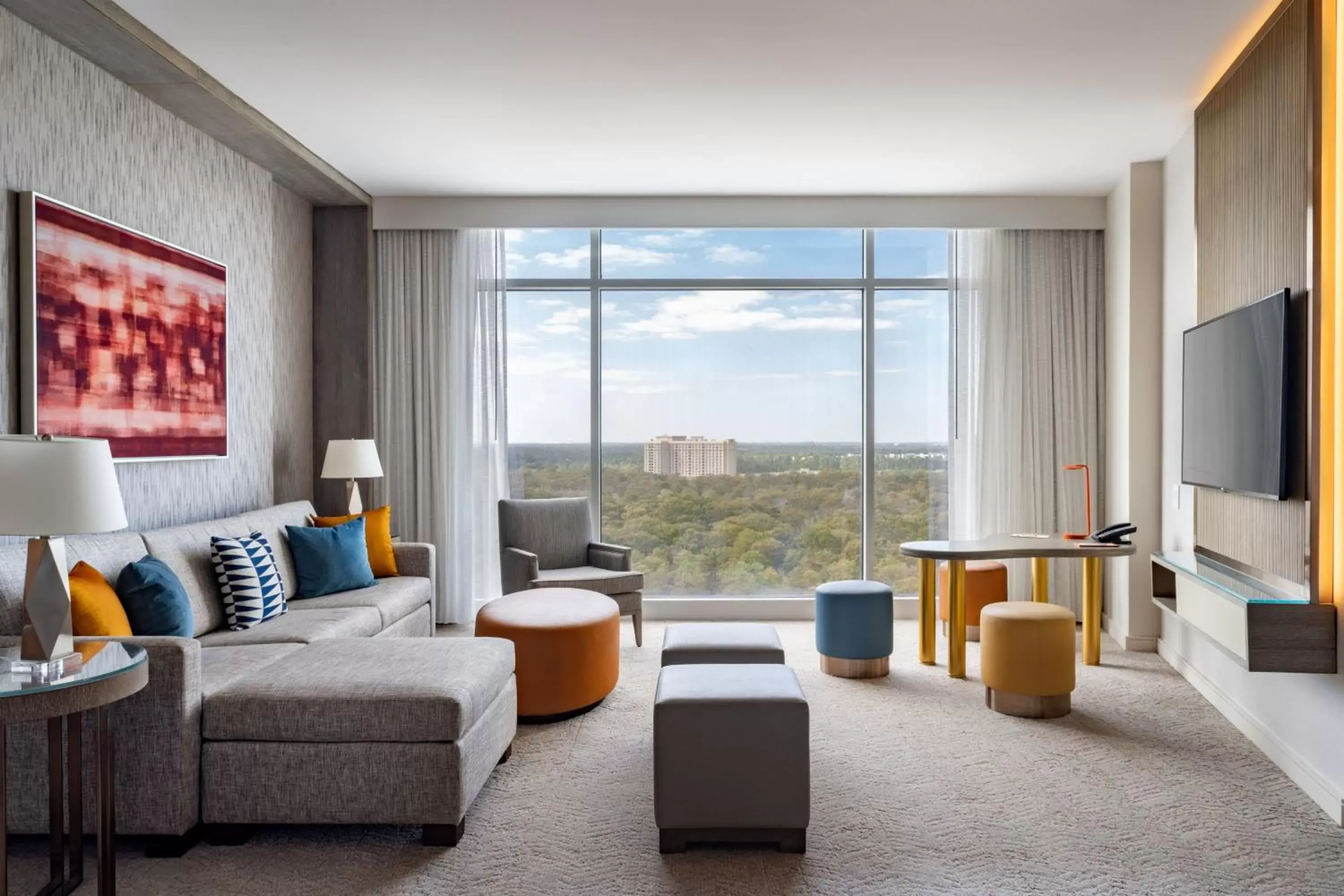 Living room, Seating Area in JW Marriott Orlando Bonnet Creek Resort & Spa
