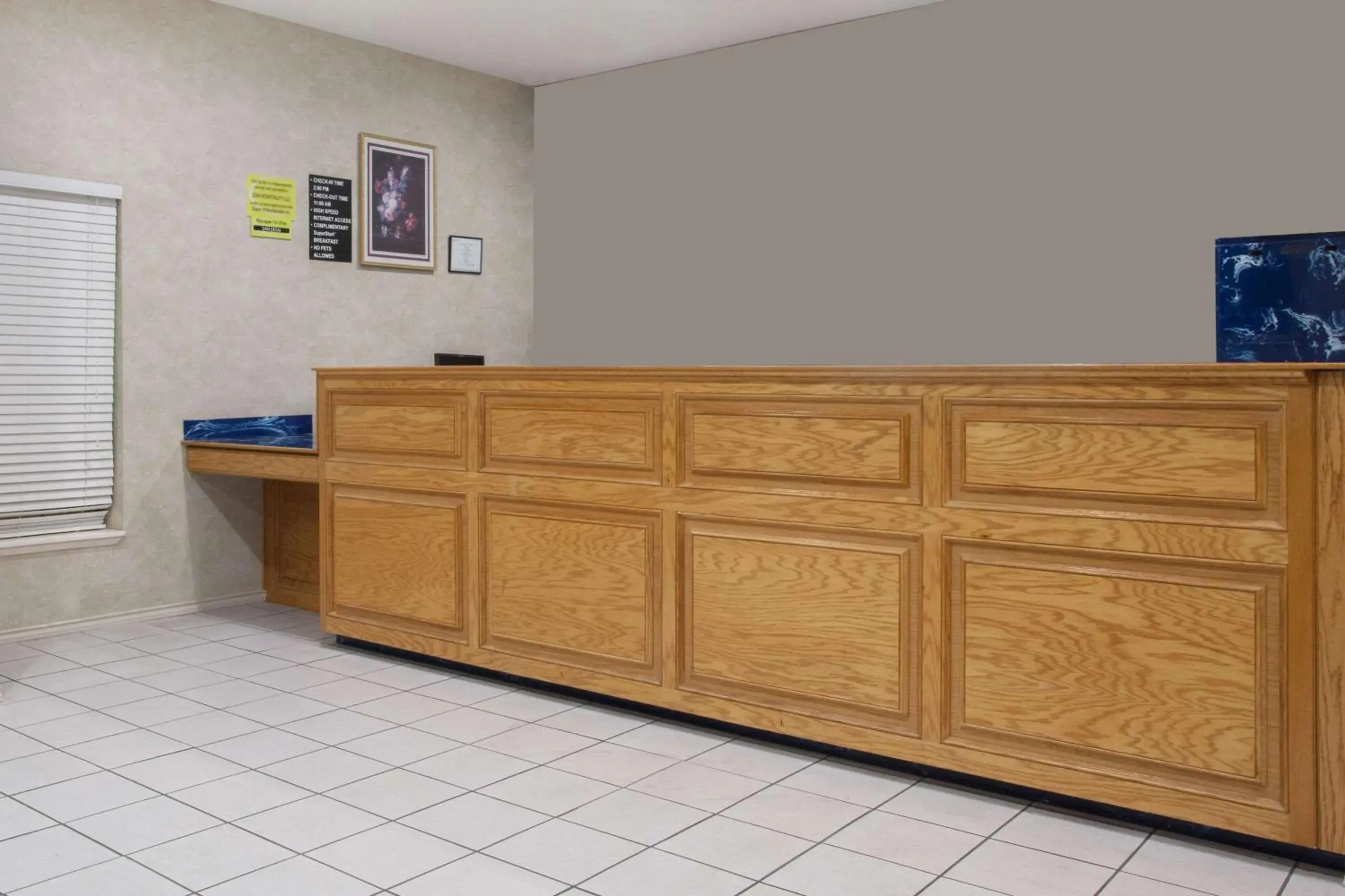 Lobby or reception in Super 8 by Wyndham Bastrop TX Lobby or reception in Super 8 by Wyndham Bastrop TX